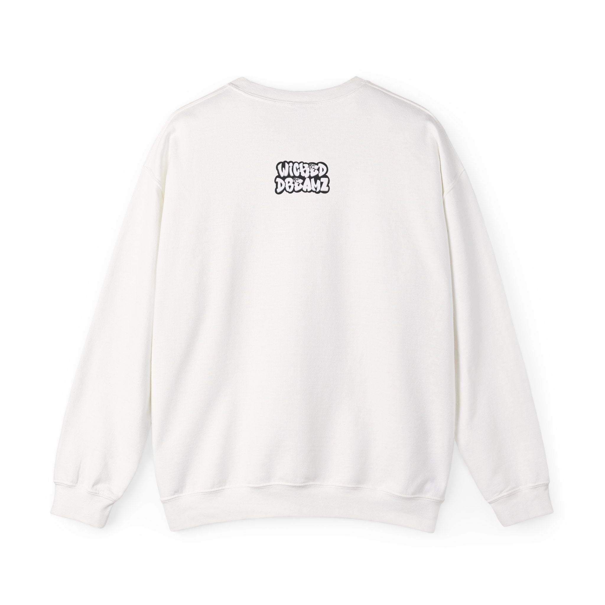 Wicked Dreams Crewneck Sweatshirt | Cozy Cat Lover Apparel, Cute Gift for Pet Owners, Casual Streetwear, Relaxed Vibe, Summer Fun