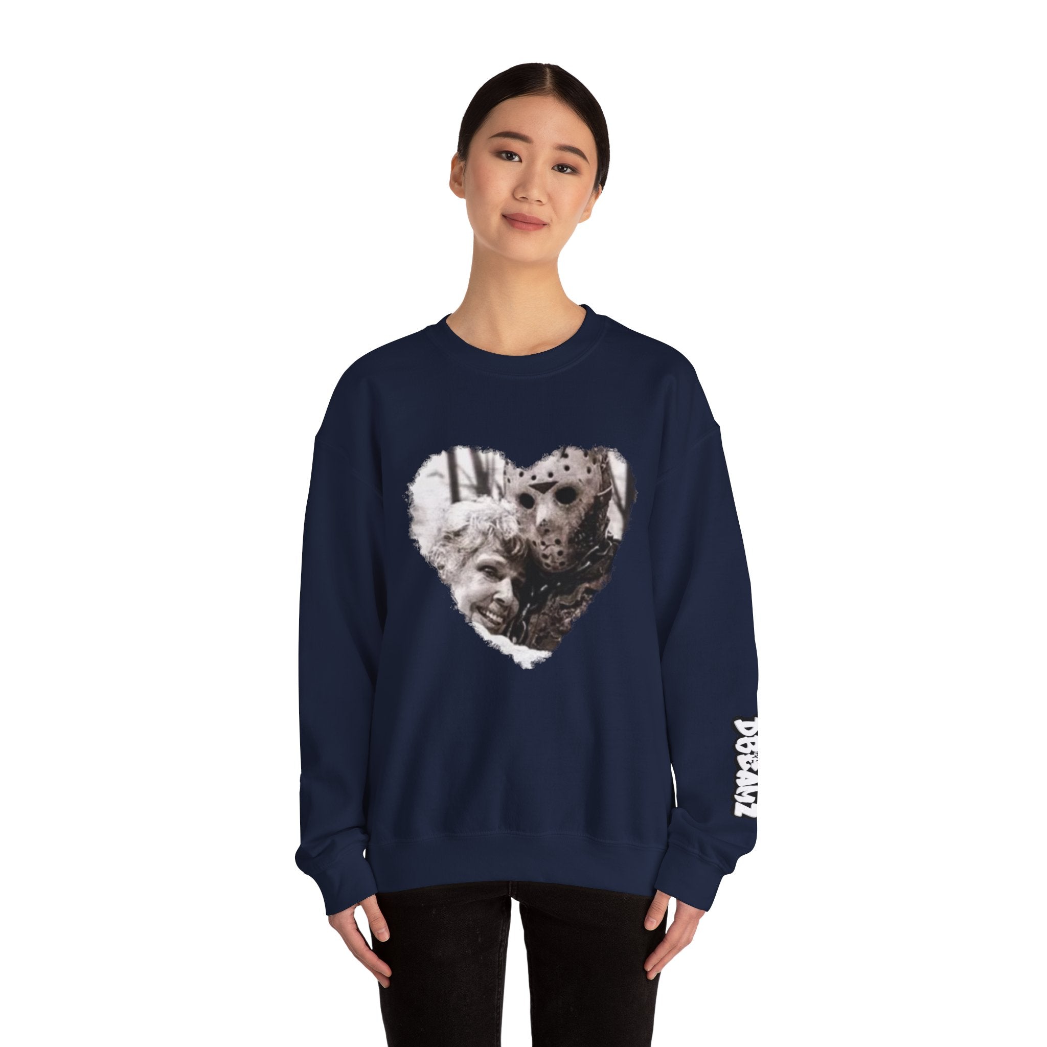 Heartwarming Horror Crewneck Sweatshirt - Perfect for Halloween, Cozy Nights, Gift for Horror Fans, Unisex Sweatshirt, Vintage Style