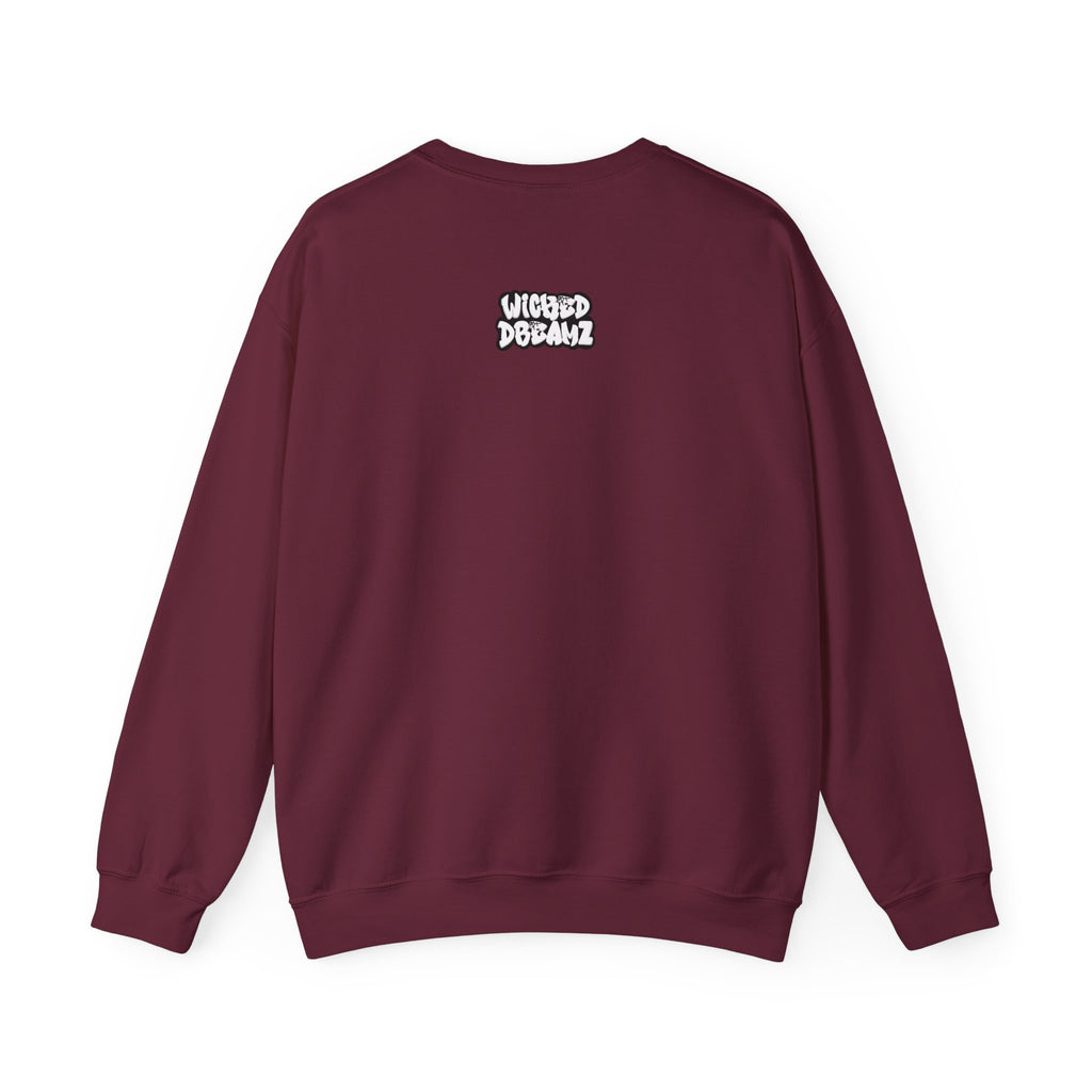 Wicked Dreams Crewneck Sweatshirt | Cozy Cat Lover Apparel, Cute Gift for Pet Owners, Casual Streetwear, Relaxed Vibe, Summer Fun