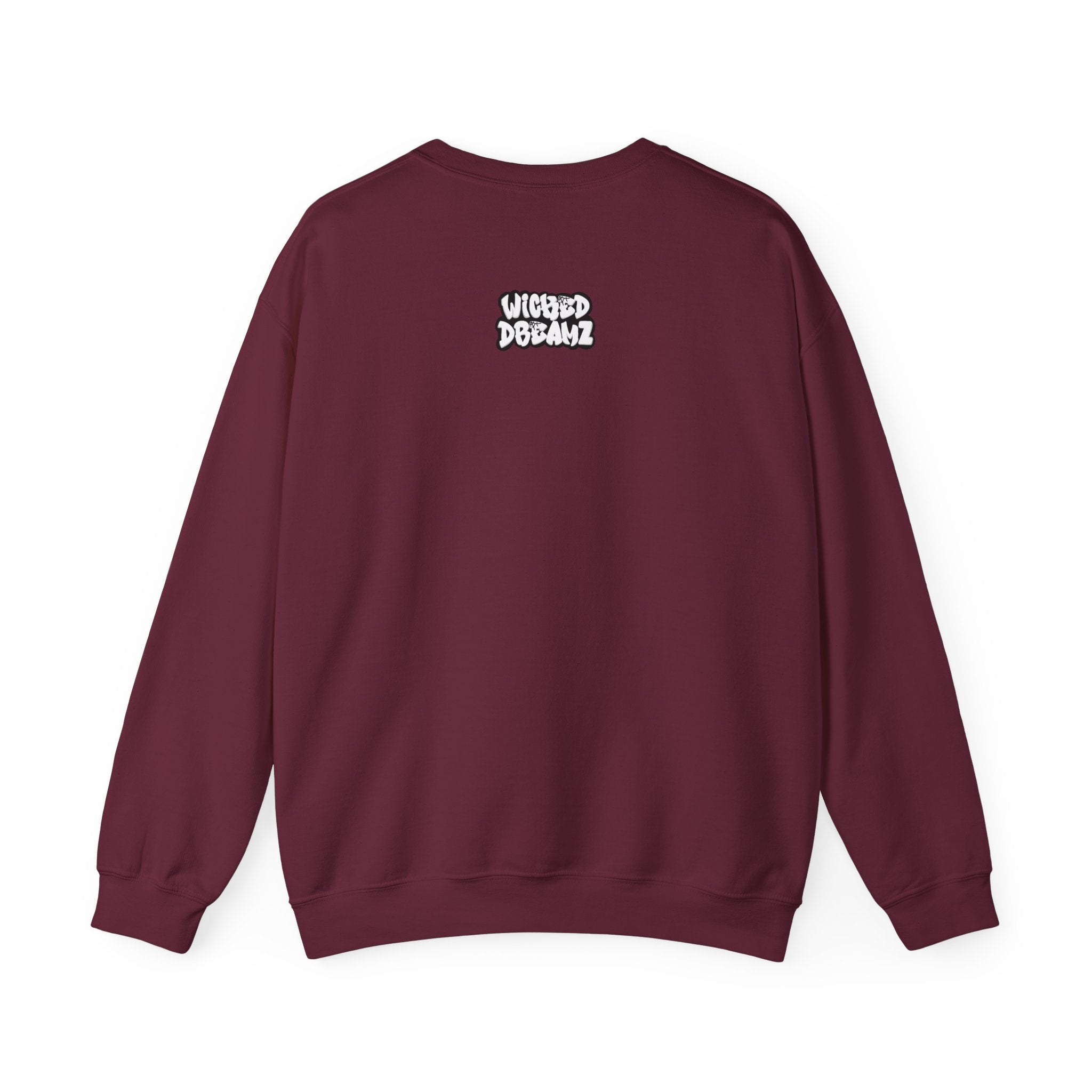 Wicked Dreams Crewneck Sweatshirt | Cozy Cat Lover Apparel, Cute Gift for Pet Owners, Casual Streetwear, Relaxed Vibe, Summer Fun