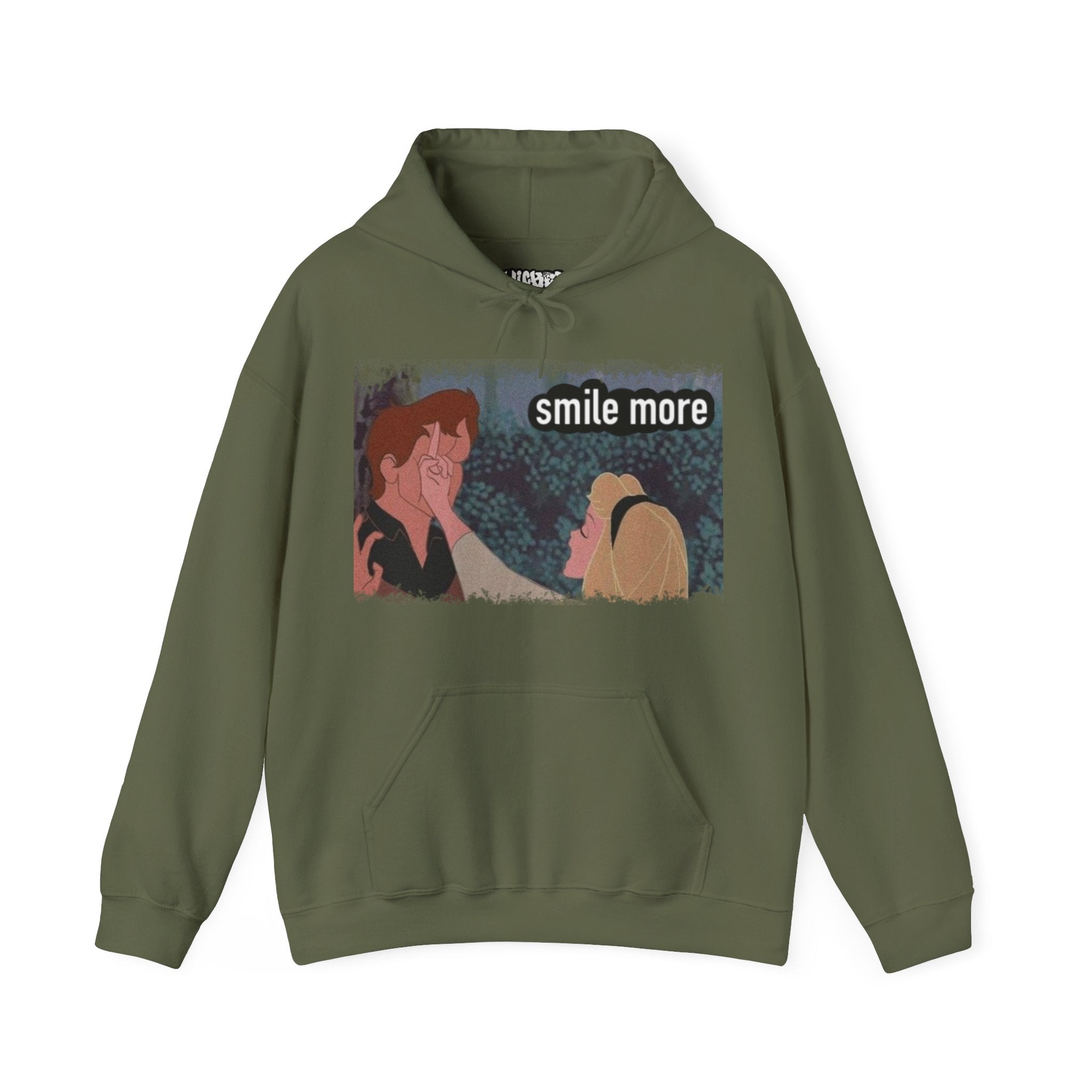 Smile more Unisex Inspirational Hoodie, Cozy Sweatshirt for Everyday Wear, Great for Gifts, Perfect for Birthdays, Self-Care and Motivation