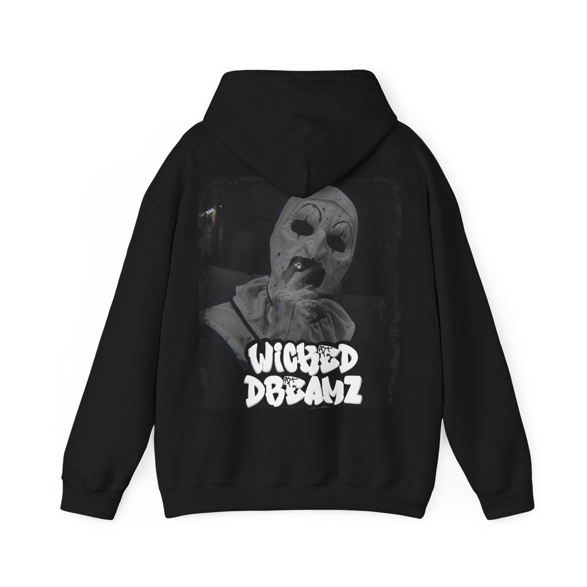 Art the clown Unisex Hoodie - Cozy Streetwear, Horror Fans Gift, Sweatshirt for Every Occasion, Unique Graphic Design, Halloween Apparel