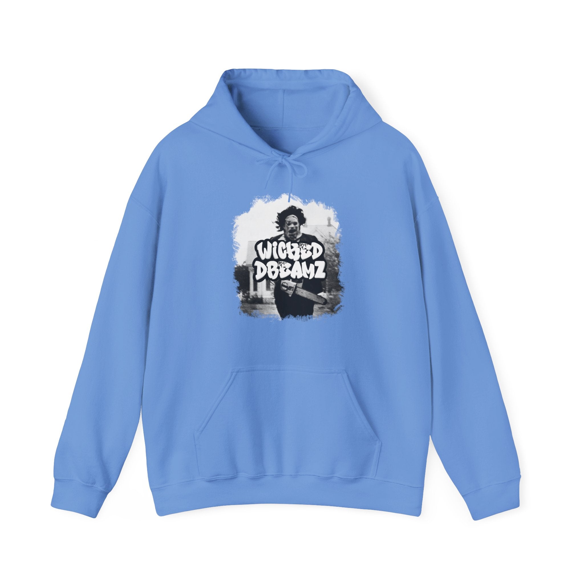 Wicked Dreamz Unisex Heavy Blend™ Hoodie - Cozy, Stylish Pullover for Horror Fans, Perfect for Halloween, Casual Wear, Gifts