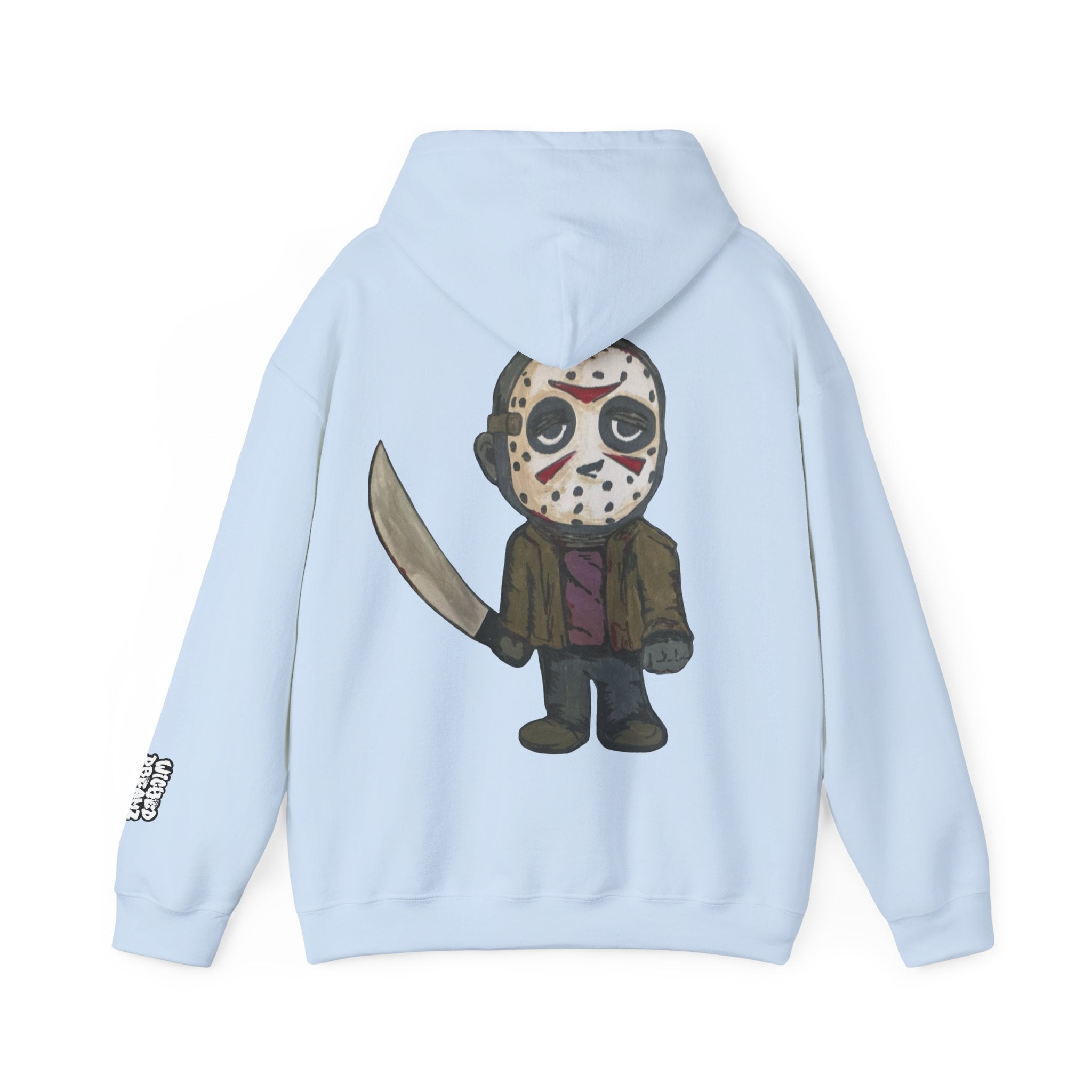 Cute Horror Character Hoodie, Fun Unisex Sweatshirt, Perfect for Halloween, Movie Nights, Casual Style, Gift for Film Lovers