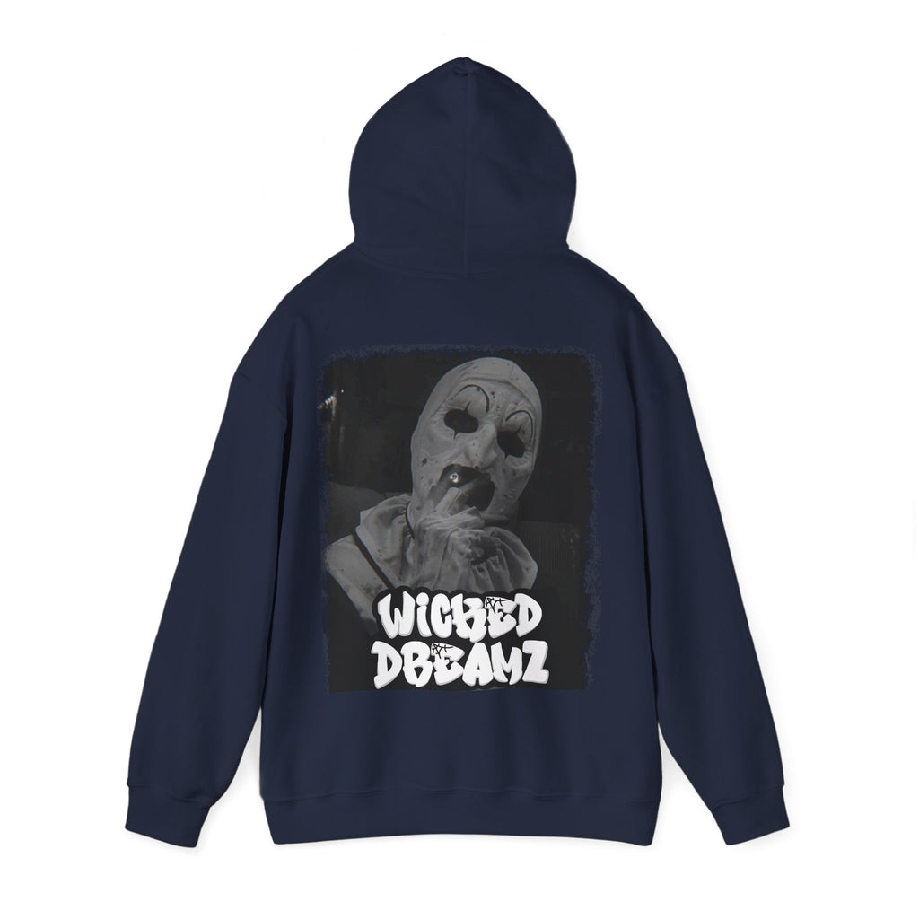 Art the clown Unisex Hoodie - Cozy Streetwear, Horror Fans Gift, Sweatshirt for Every Occasion, Unique Graphic Design, Halloween Apparel