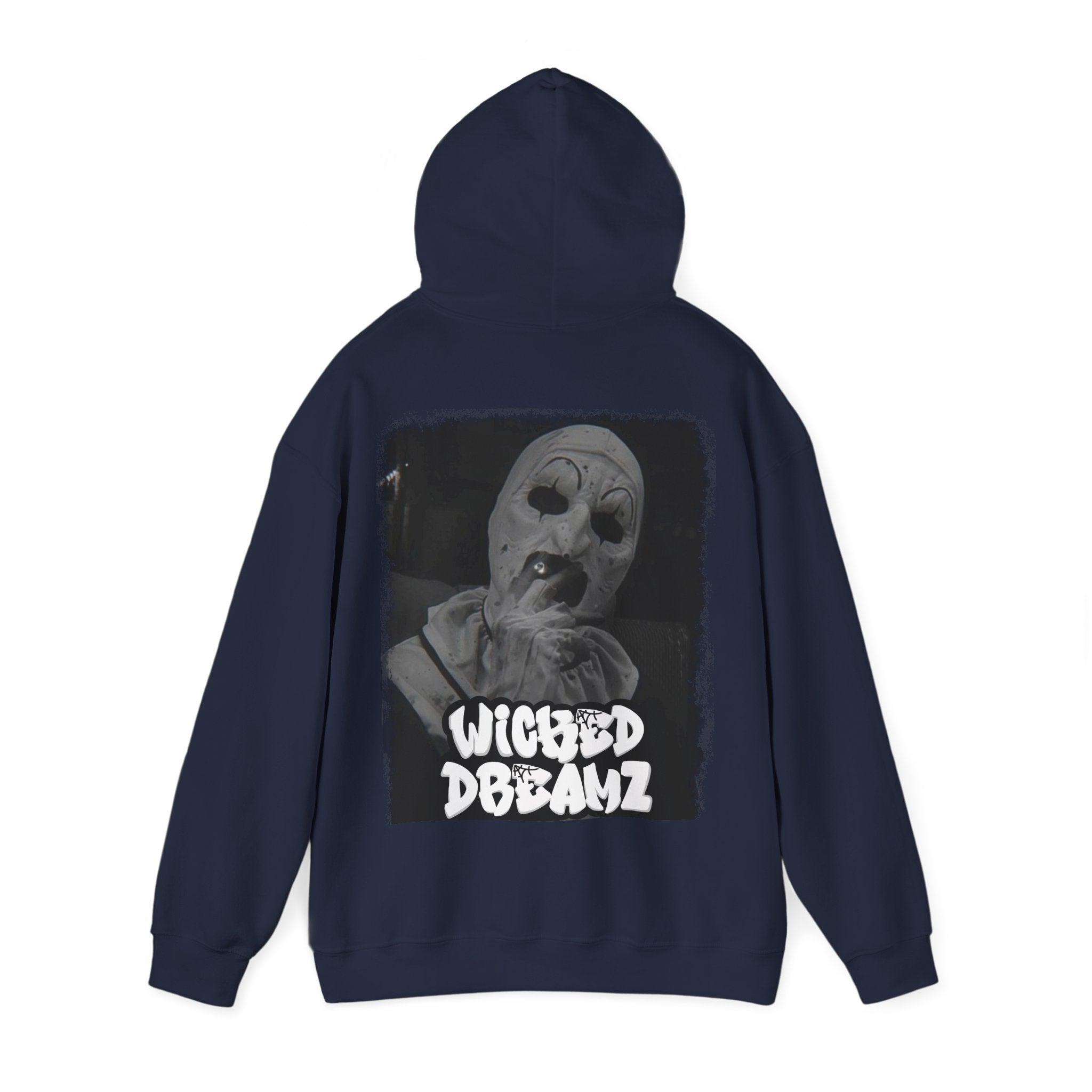 Art the clown Unisex Hoodie - Cozy Streetwear, Horror Fans Gift, Sweatshirt for Every Occasion, Unique Graphic Design, Halloween Apparel