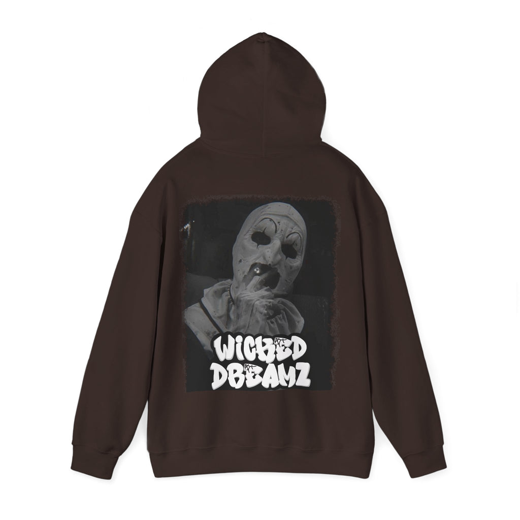 Art the clown Unisex Hoodie - Cozy Streetwear, Horror Fans Gift, Sweatshirt for Every Occasion, Unique Graphic Design, Halloween Apparel