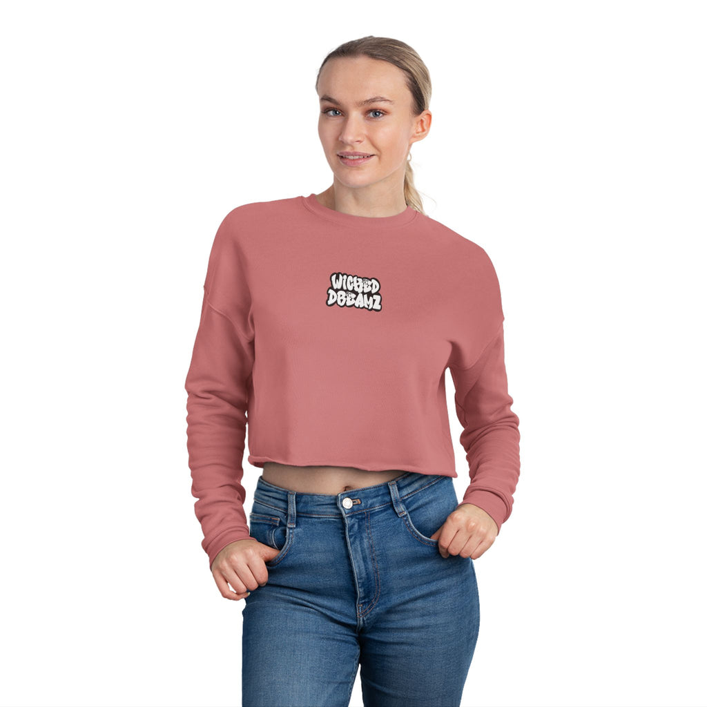 Wicked Dreamz Cropped Sweatshirt - Chill Vibes, Casual Style, Gift for Friends, Trendy Fashion