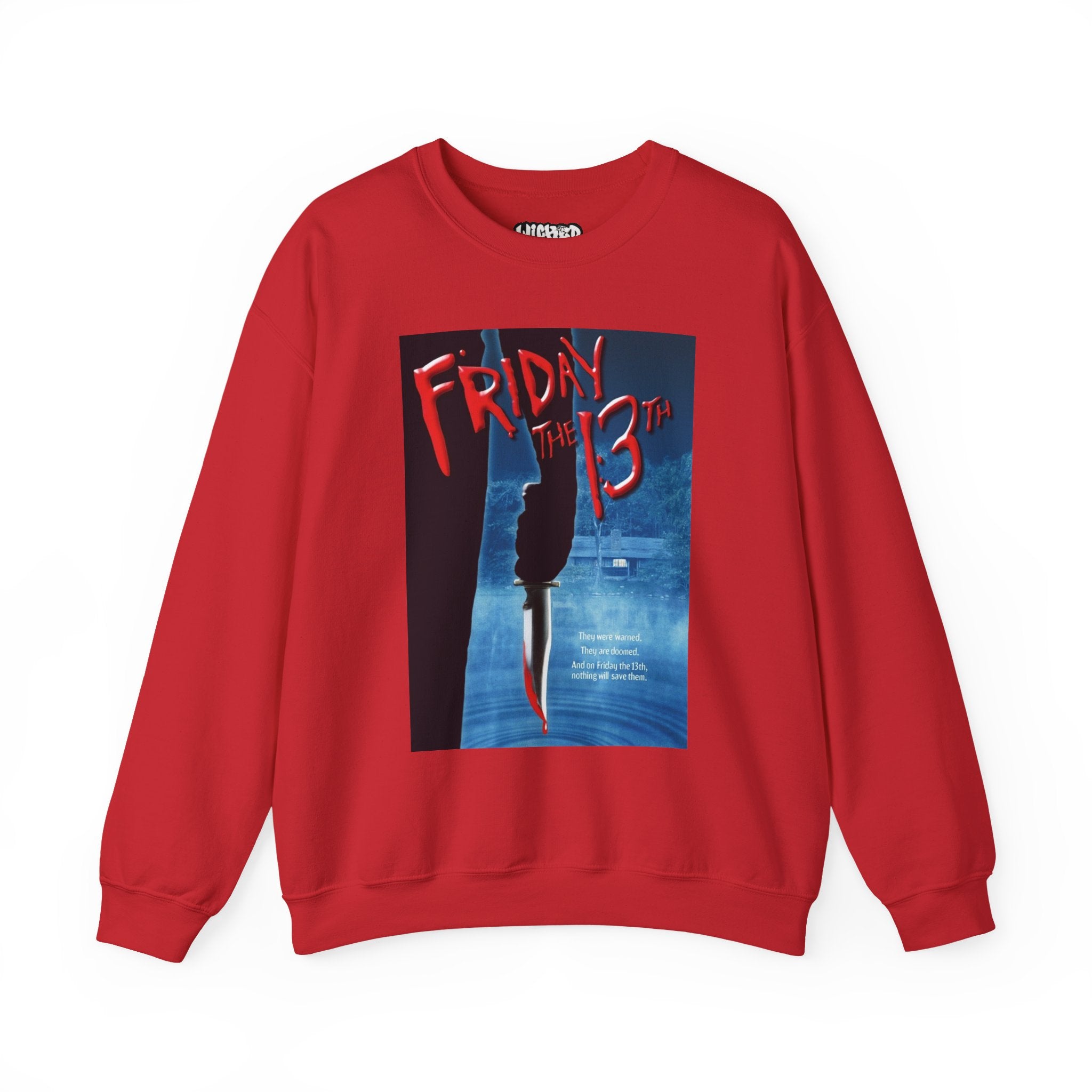 Friday the 13th Unisex Crewneck Sweatshirt, Halloween Apparel, Horror Movie Sweatshirt, Cozy Gift for Fans, Unisex Sweatshirt