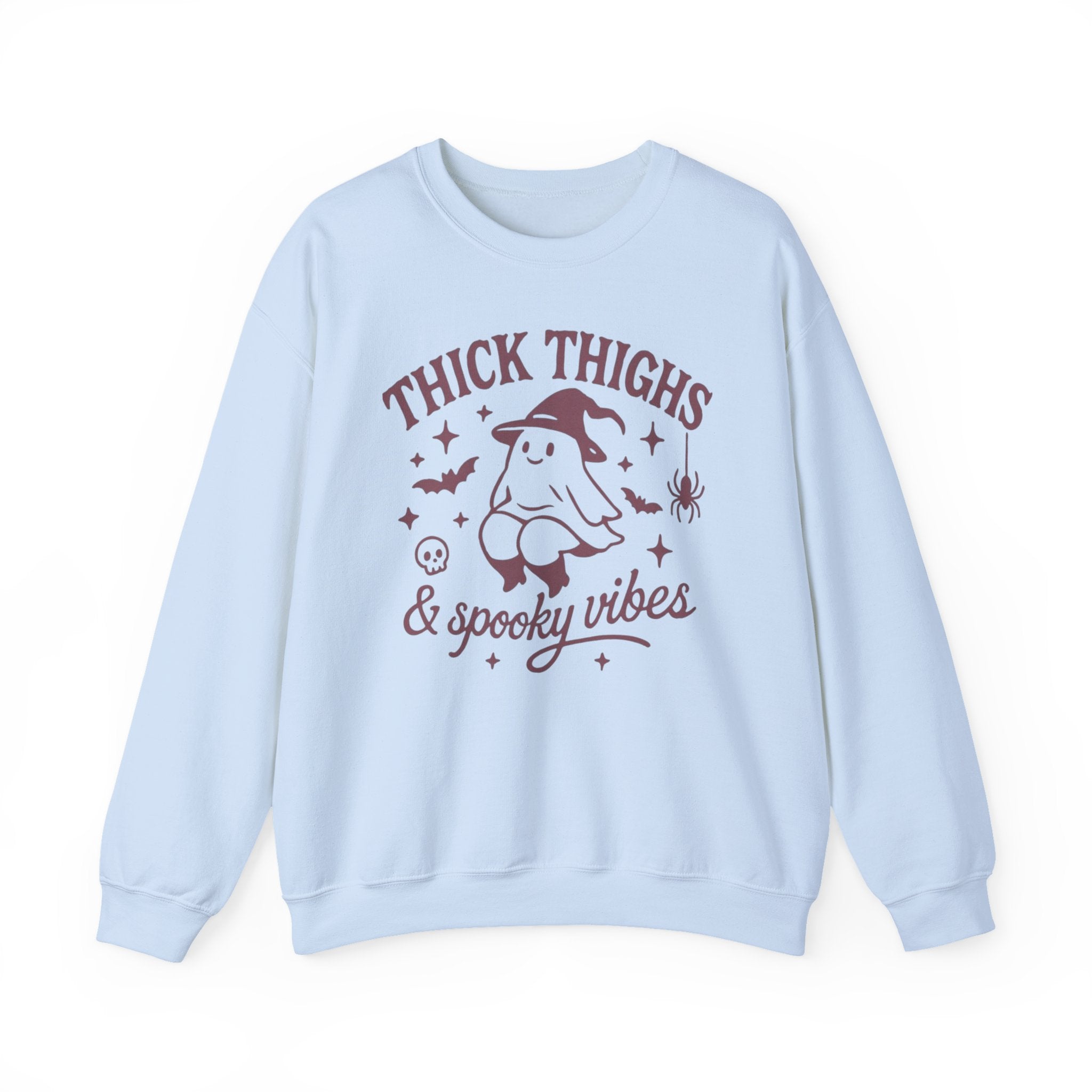 Spooky Vibes Crewneck Sweatshirt, Halloween Sweatshirt, Fall Fashion, Cozy Sweater, Gift for Her, Funny Sweatshirt