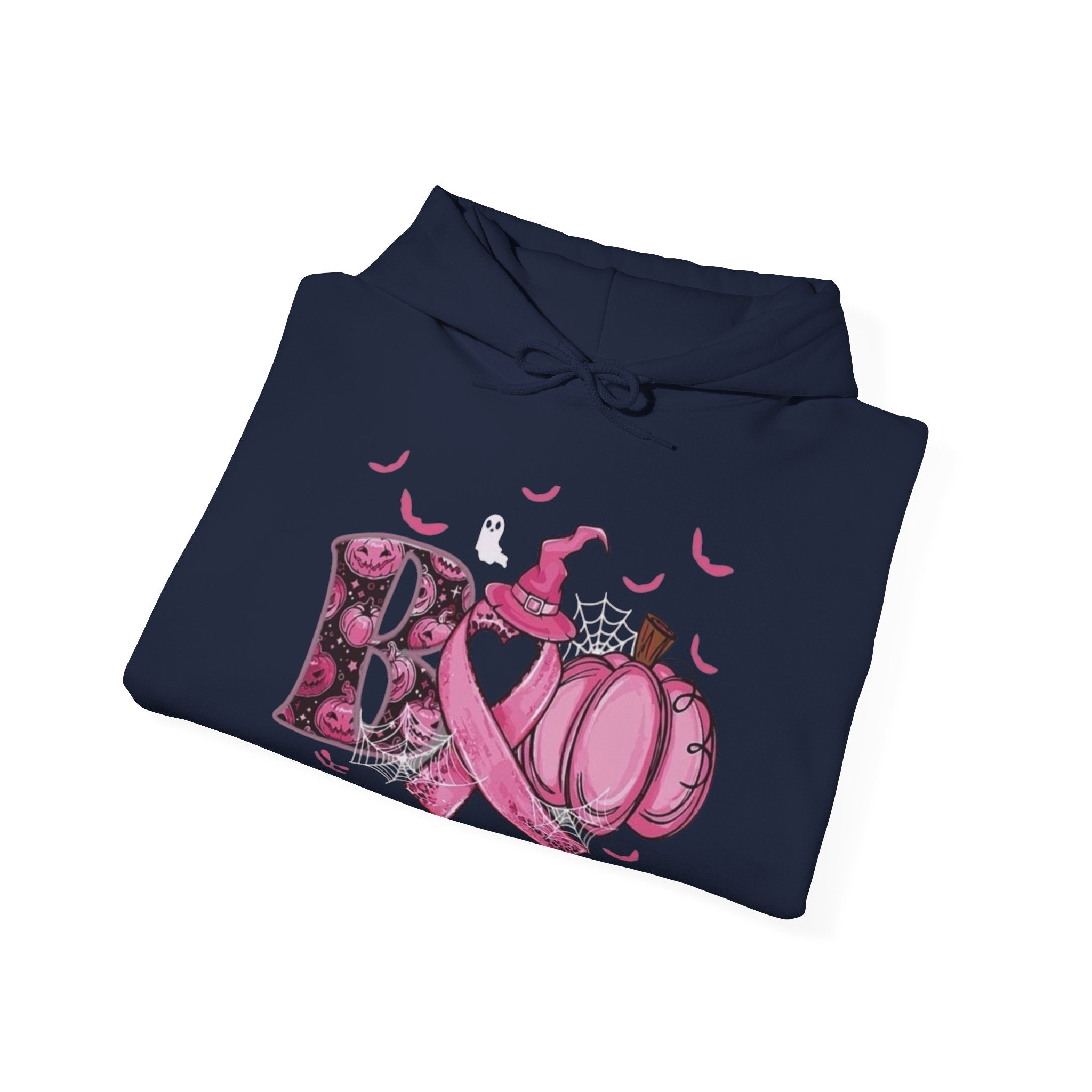 Pink Pumpkin Awareness Hoodie for Fall, Breast Cancer Awareness Month, Unisex Sweatshirt for Women and Men, Cozy Gift for Any Occasion