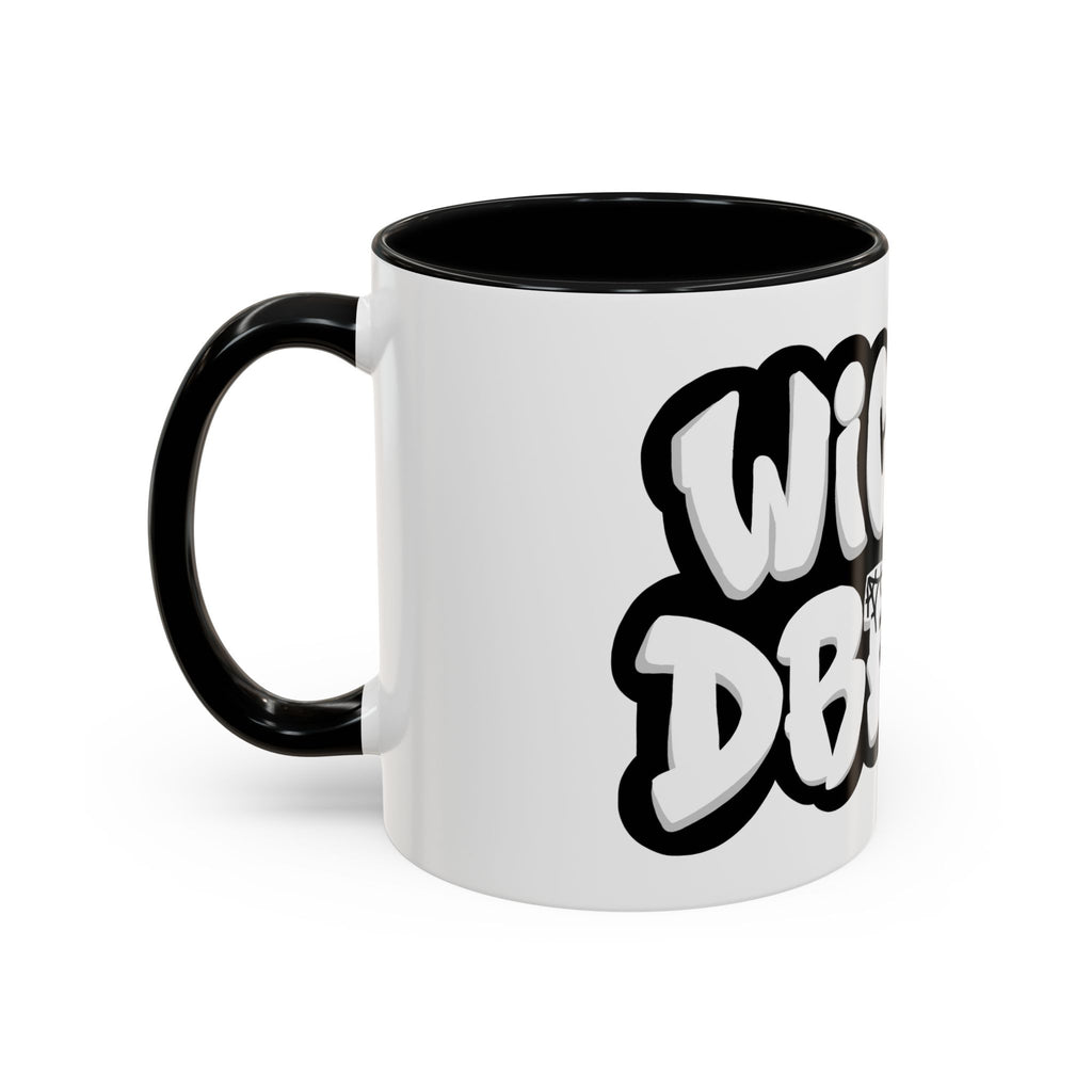 Wicked Dreams Accent Coffee Mug - Unique Gift, Home Decor, Morning Coffee Companion, Graffiti Style, Customizable