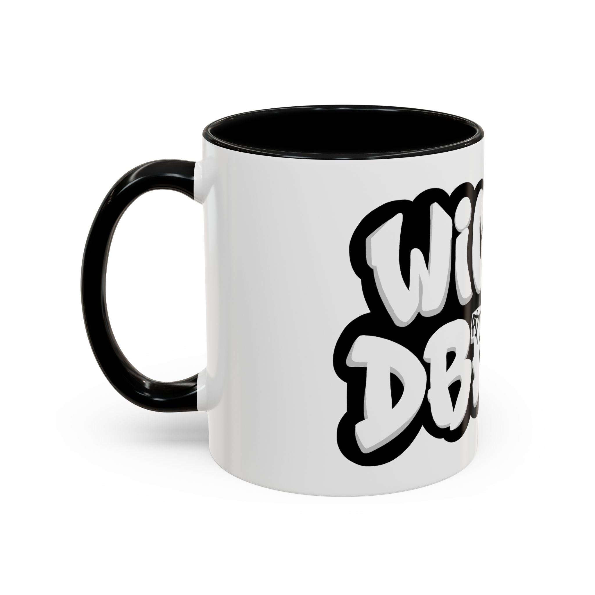 Wicked Dreams Accent Coffee Mug - Unique Gift, Home Decor, Morning Coffee Companion, Graffiti Style, Customizable