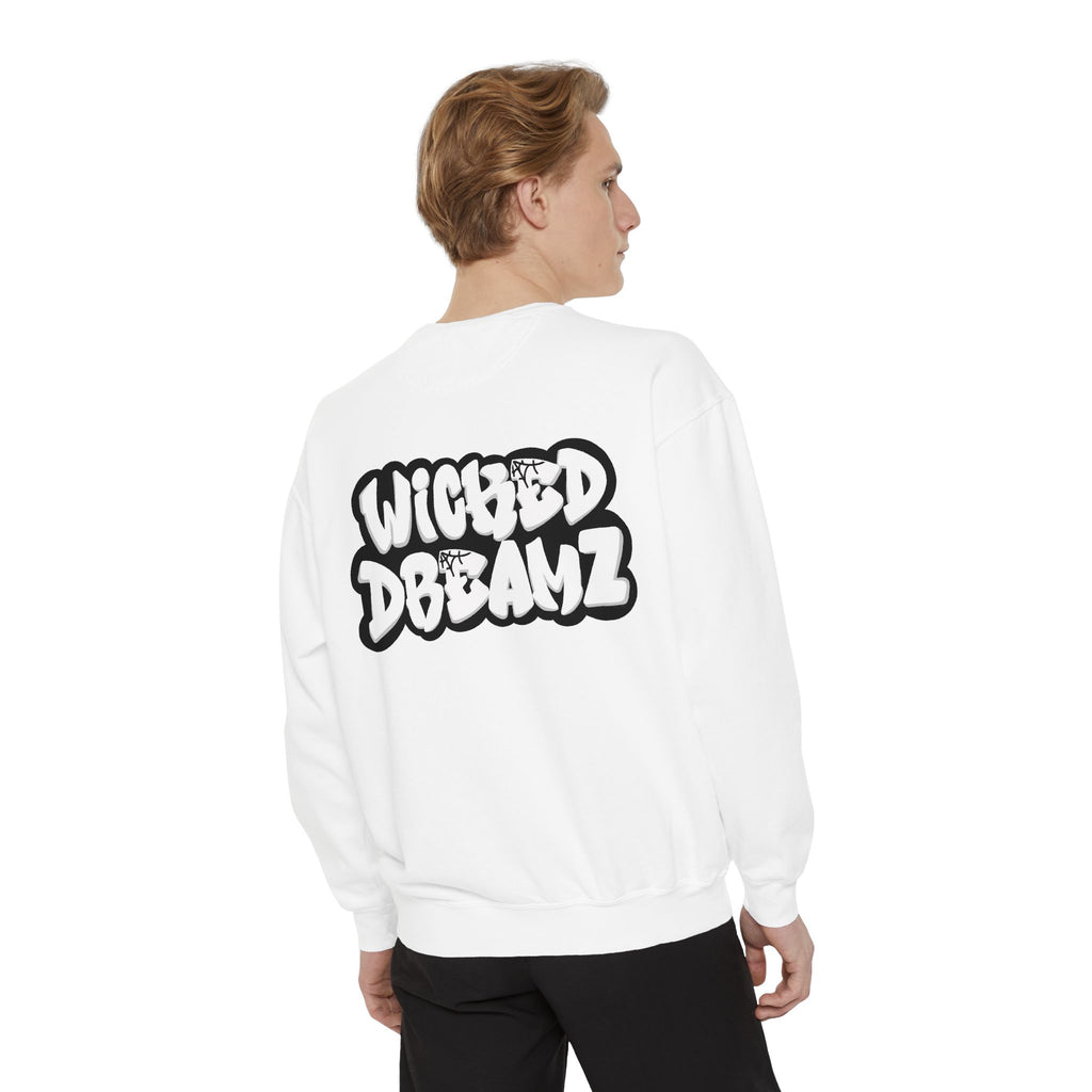 Spooky Season Sweatshirt - Unisex Garment-Dyed, Halloween Apparel, Cozy Fall Fashion, Wicked DBBAMZ Design, Perfect for October Celebrations
