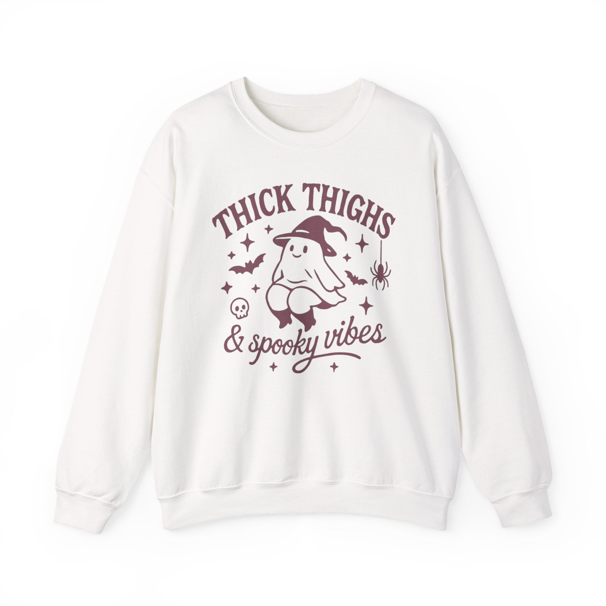 Spooky Vibes Crewneck Sweatshirt, Halloween Sweatshirt, Fall Fashion, Cozy Sweater, Gift for Her, Funny Sweatshirt