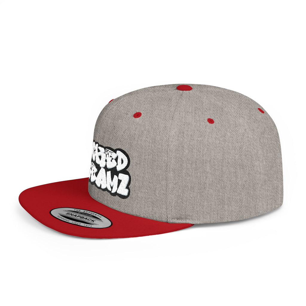 Wicked Dreamz Snapback Hat, Trendy Flat Bill Cap for Street Style, Unisex Urban Fashion, Perfect Gift for Hip-Hop Lovers, Casual Wear