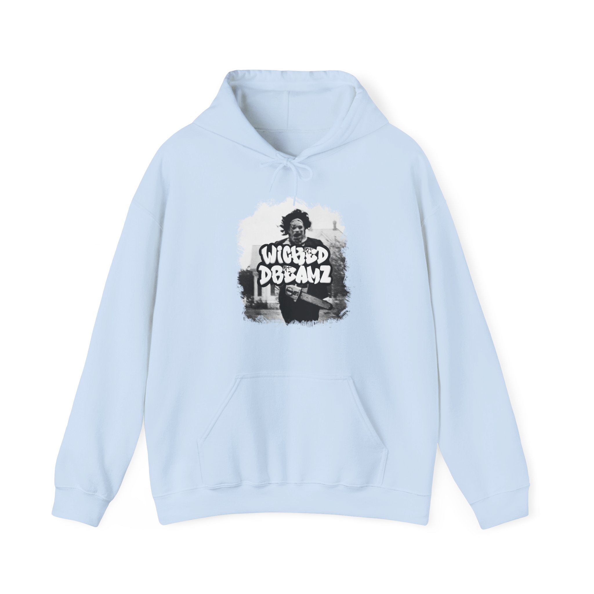 Wicked Dreamz Unisex Heavy Blend™ Hoodie - Cozy, Stylish Pullover for Horror Fans, Perfect for Halloween, Casual Wear, Gifts