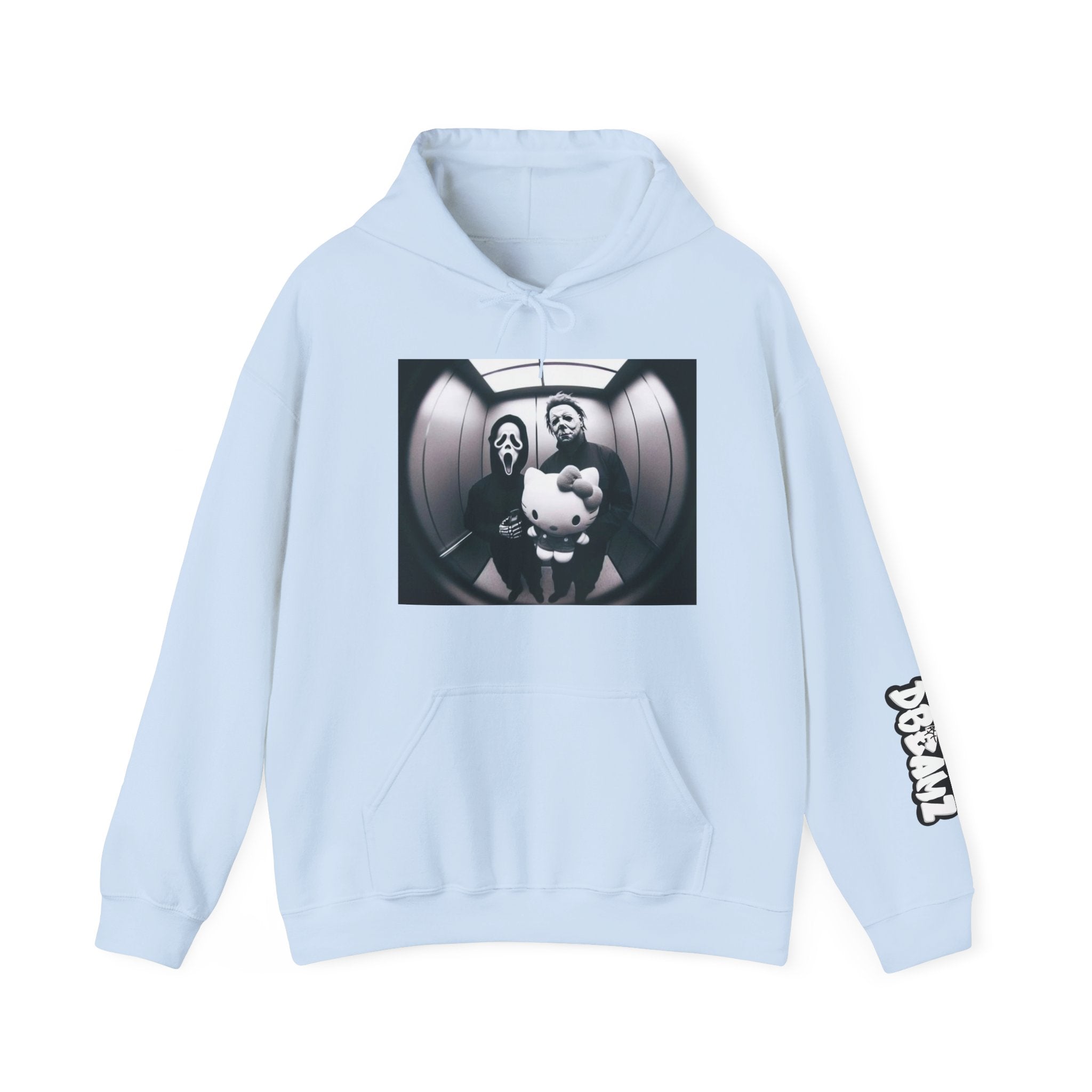 Sweet horror Graphic Hoodie, Cozy Unisex Sweatshirt for Everyday Wear, Perfect Gift for Friends, Streetwear Style, Unique Graphic Design