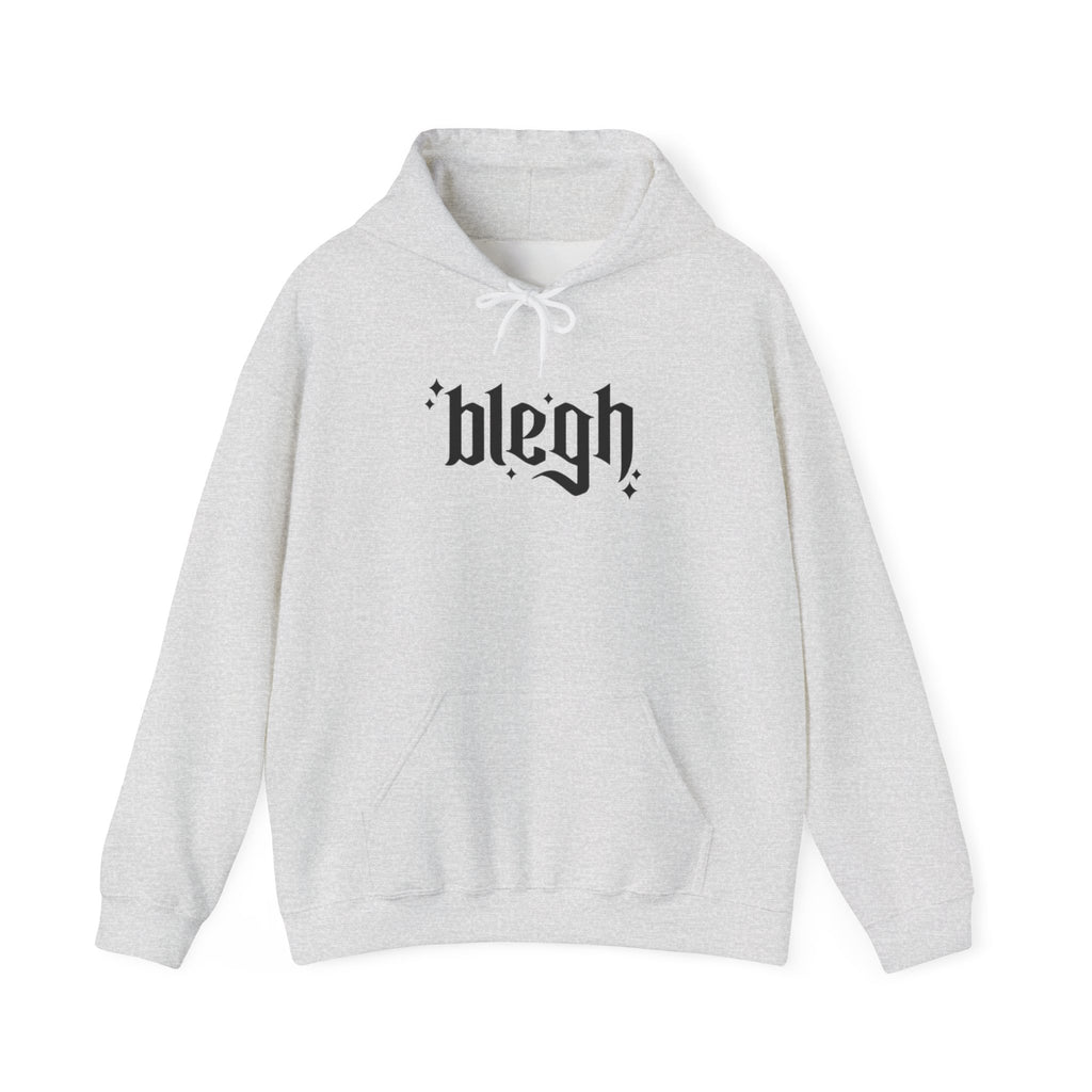 Blegh Unisex Hooded Sweatshirt | Casual Streetwear, Graphic Hoodie, Gift for Friends, Cozy Wear, Trendy Fashion