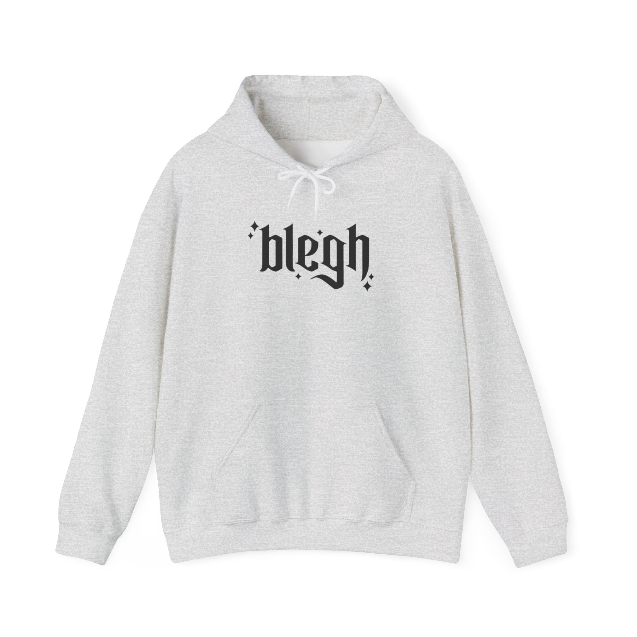 Blegh Unisex Hooded Sweatshirt | Casual Streetwear, Graphic Hoodie, Gift for Friends, Cozy Wear, Trendy Fashion