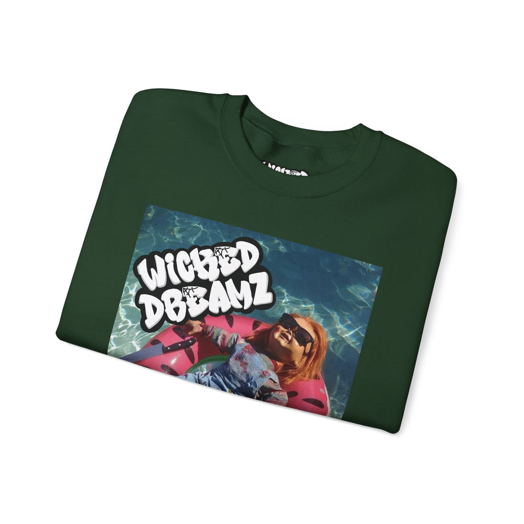 Chill Vibes Sweatshirt - Unisex Heavy Blend Crewneck, Cozy Streetwear, Fun Gift for Friends, Casual Outfit, Everyday Comfort