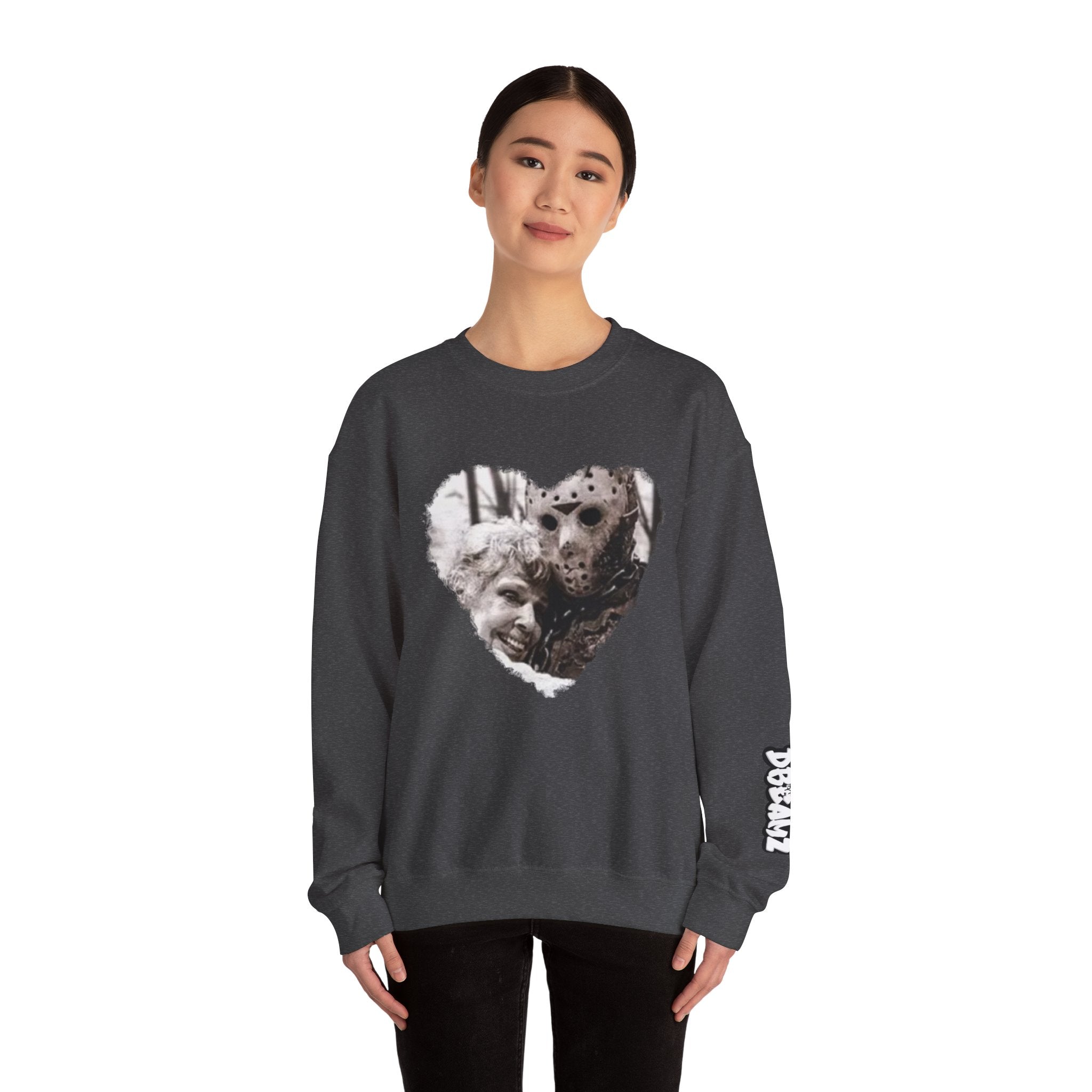 Heartwarming Horror Crewneck Sweatshirt - Perfect for Halloween, Cozy Nights, Gift for Horror Fans, Unisex Sweatshirt, Vintage Style
