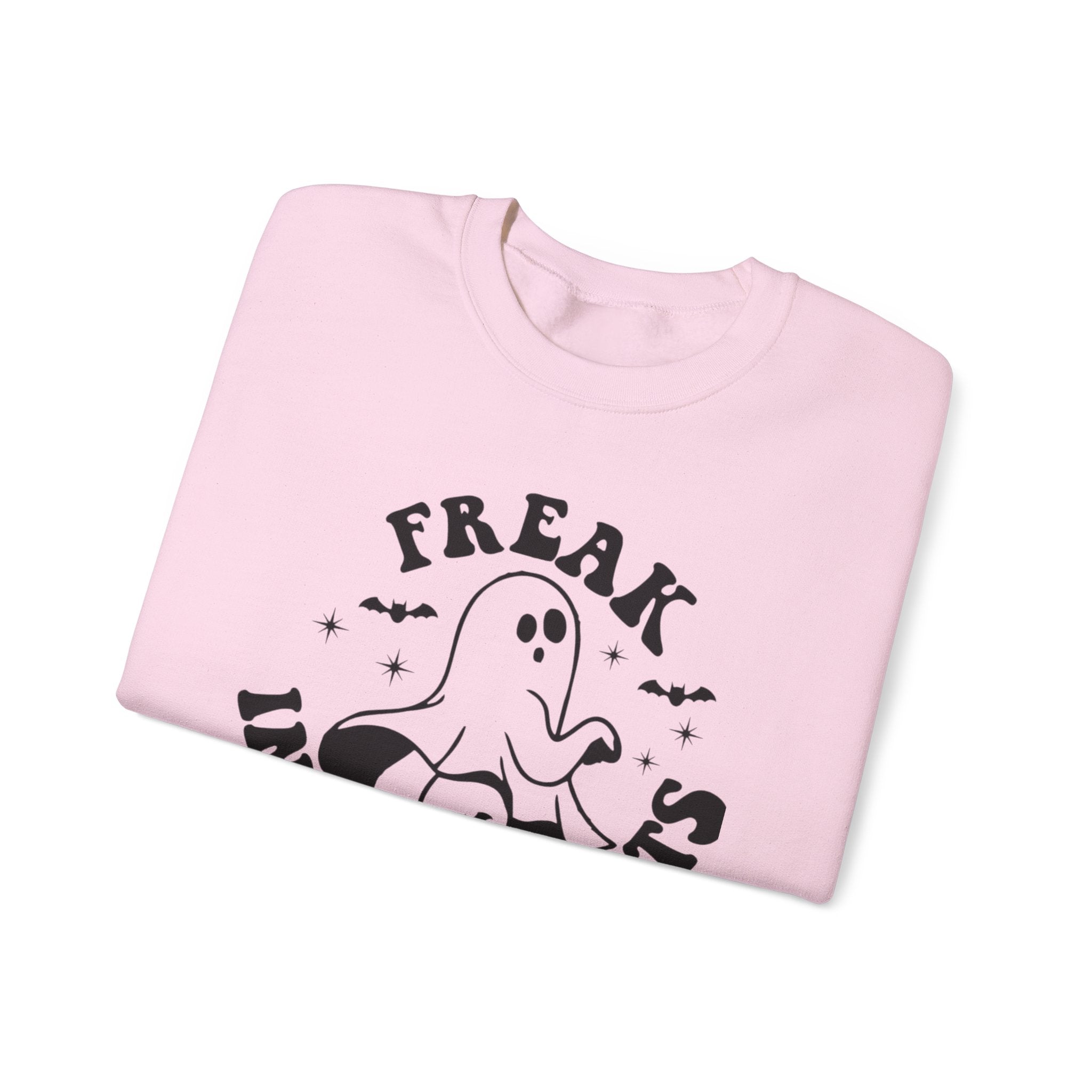 Ghostly Humor Crewneck Sweatshirt: Perfect for Halloween, Cozy Nights, Casual Wear, Ghost Lover Gift, Spooky Season Apparel