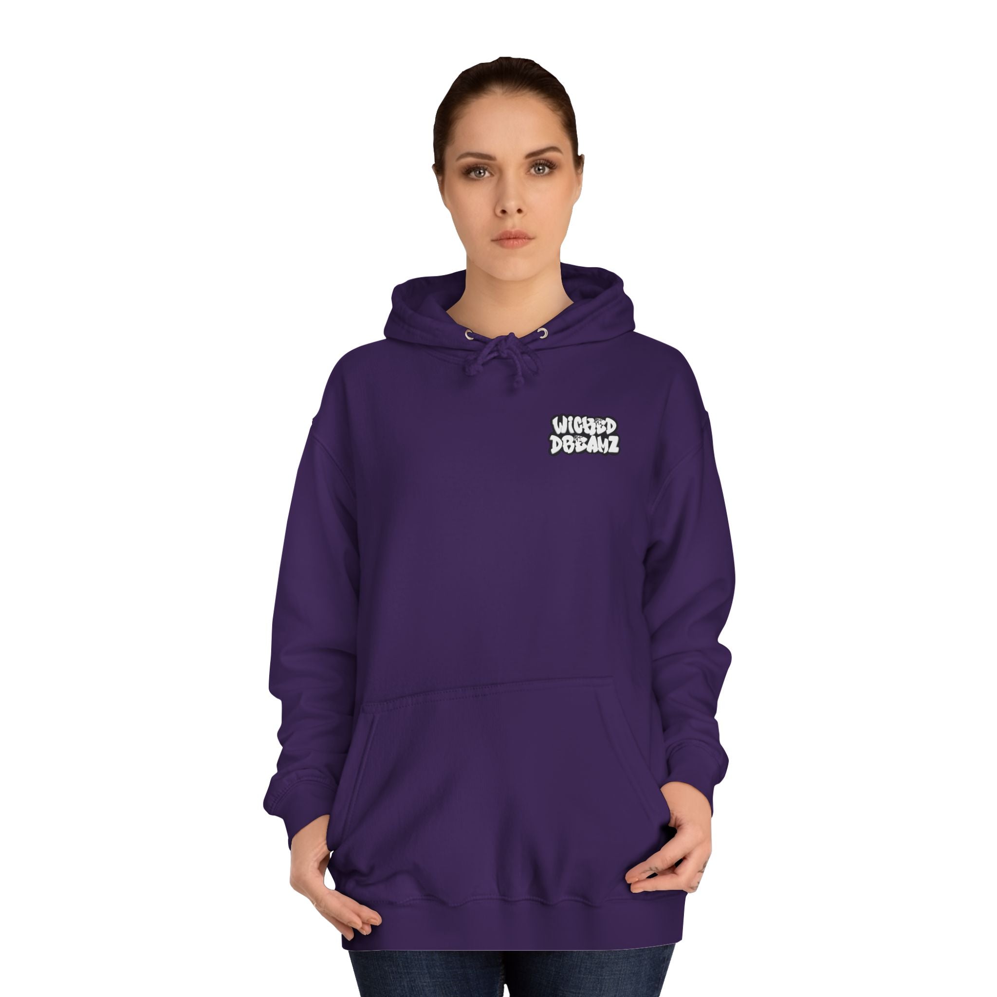 Unisex Skull Art College Hoodie, Casual Halloween Sweatshirt, College Student Gift, Graphic Hoodie for Men and Women, Trendy Layering Wear