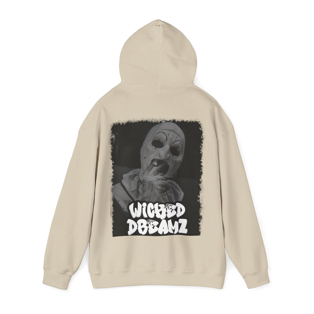 Art the clown Unisex Hoodie - Cozy Streetwear, Horror Fans Gift, Sweatshirt for Every Occasion, Unique Graphic Design, Halloween Apparel