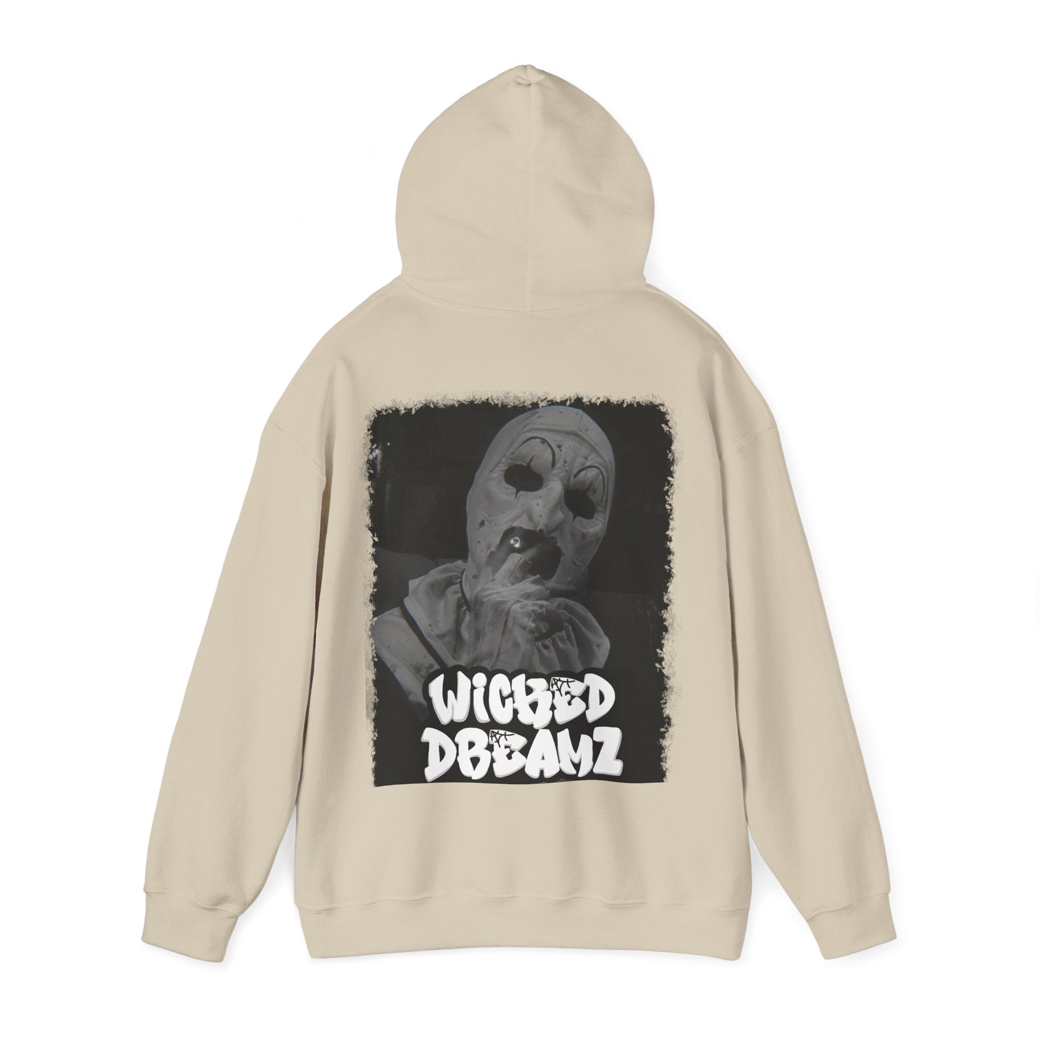 Art the clown Unisex Hoodie - Cozy Streetwear, Horror Fans Gift, Sweatshirt for Every Occasion, Unique Graphic Design, Halloween Apparel