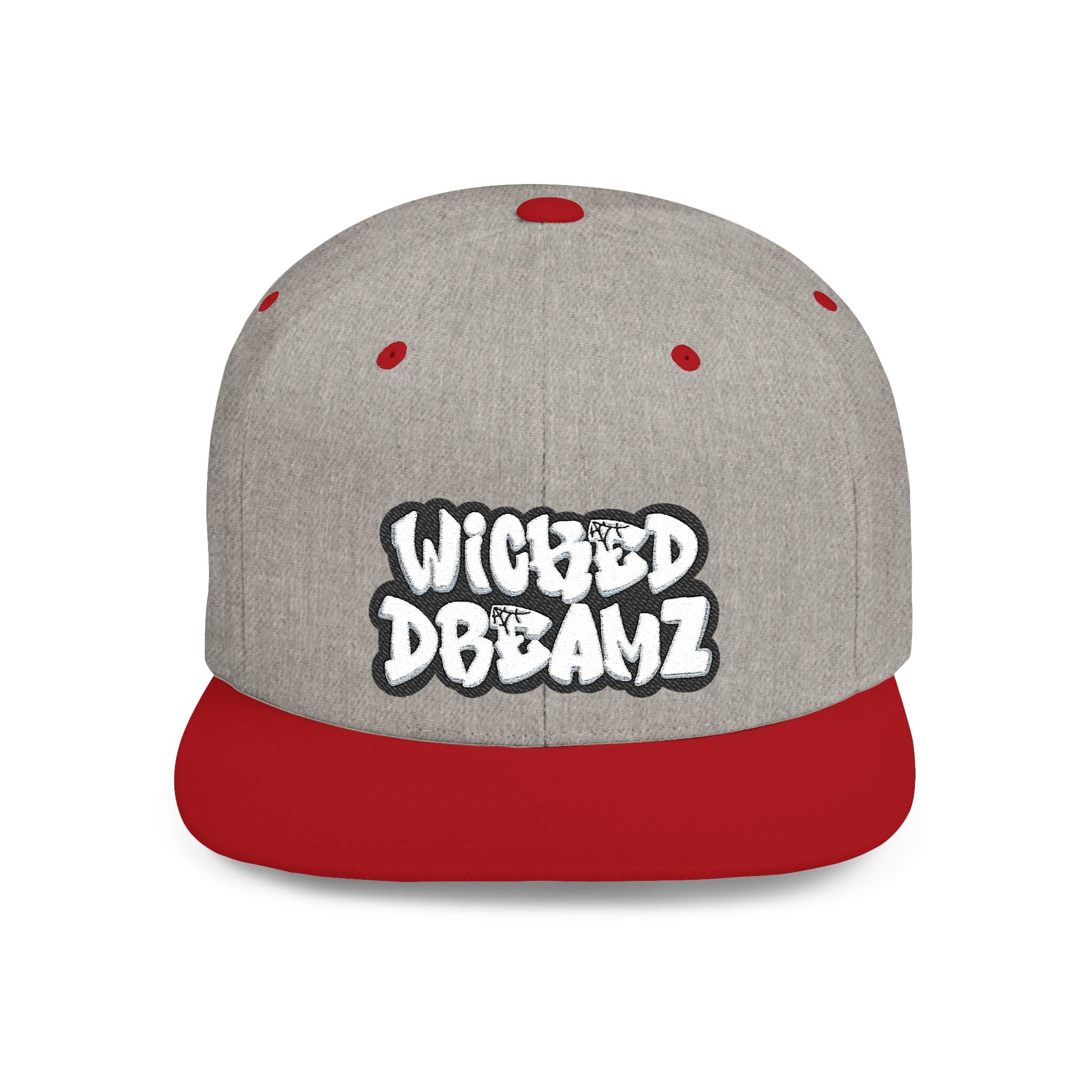 Wicked Dreamz Snapback Hat, Trendy Flat Bill Cap for Street Style, Unisex Urban Fashion, Perfect Gift for Hip-Hop Lovers, Casual Wear