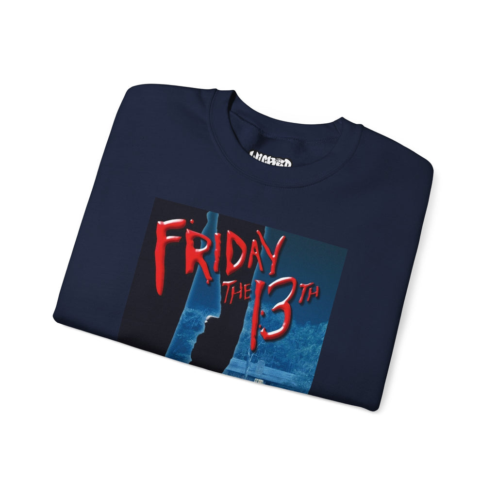 Friday the 13th Unisex Crewneck Sweatshirt, Halloween Apparel, Horror Movie Sweatshirt, Cozy Gift for Fans, Unisex Sweatshirt