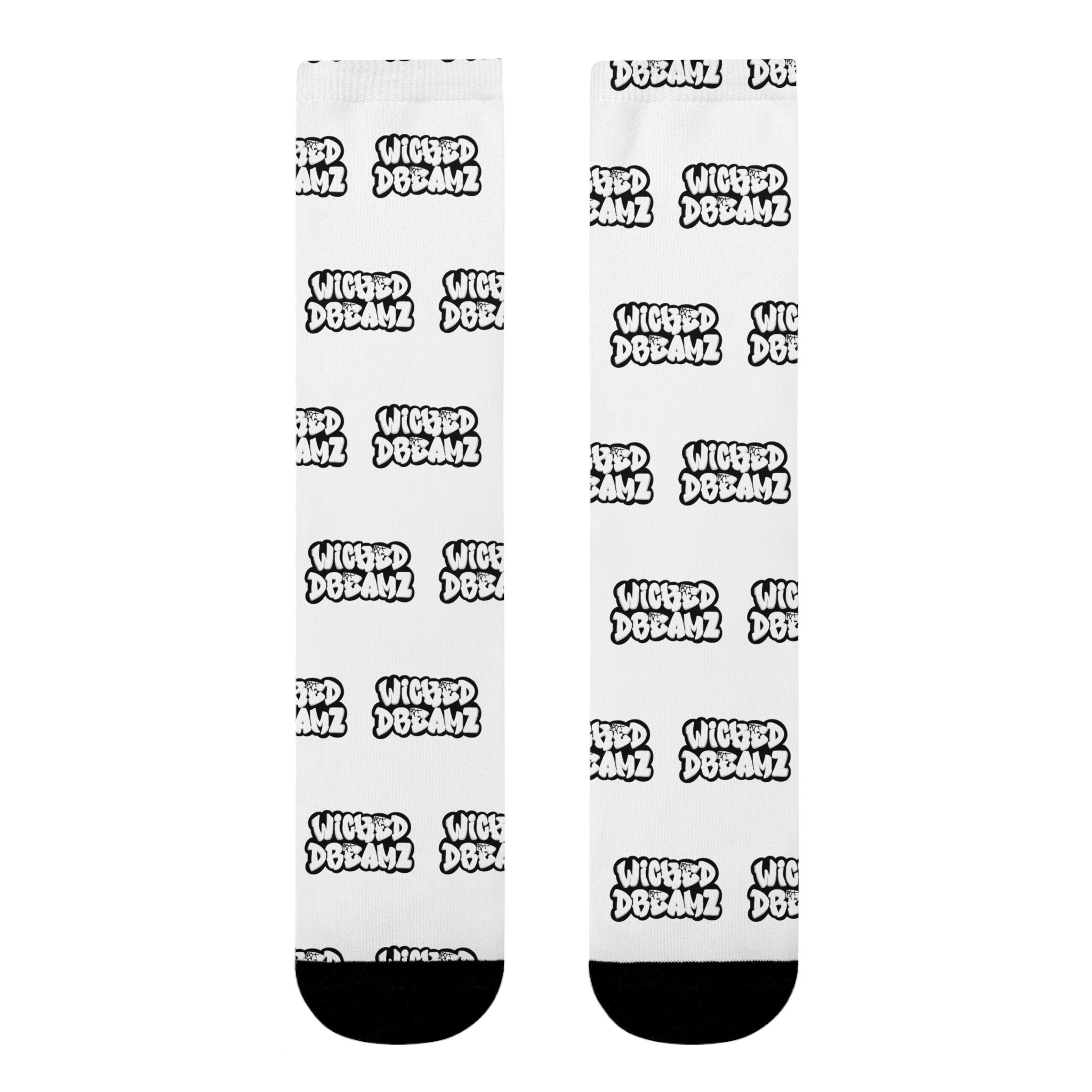 Wicked Domain Sublimation Crew Socks, Fun Casual Socks, Gift for Sock Lovers, Unique Statement Socks, Ideal for Everyday Wear
