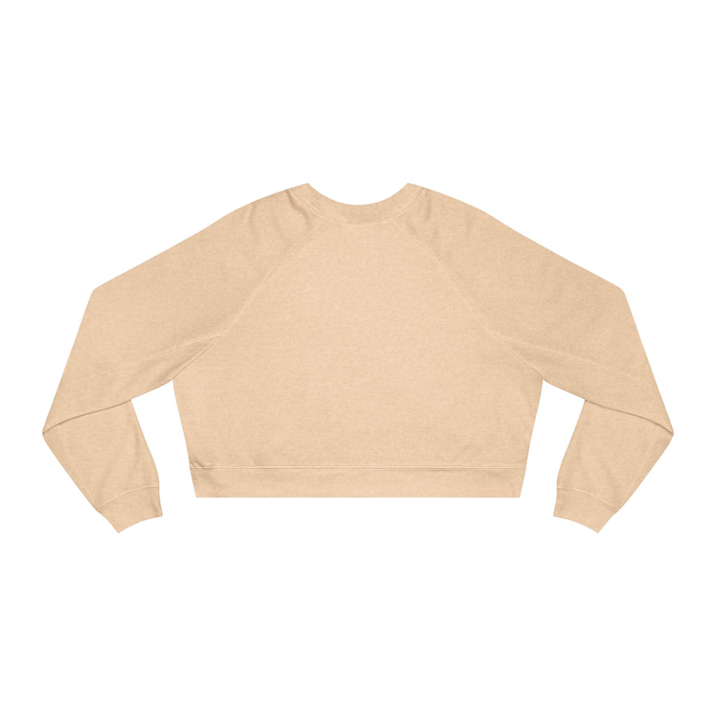 Wicked Dreamz Cropped Fleece Sweatshirt, Casual Layering Pullover, Gift for Her, Fall Fashion Essential, Cozy Lounge Sweater