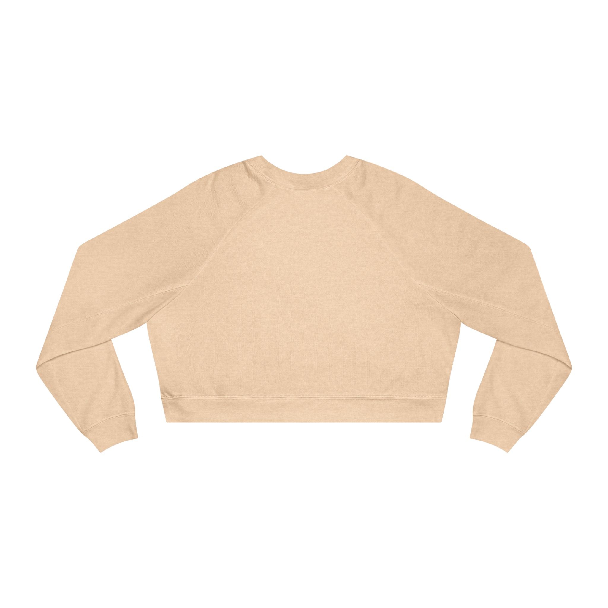 Wicked Dreamz Cropped Fleece Sweatshirt, Casual Layering Pullover, Gift for Her, Fall Fashion Essential, Cozy Lounge Sweater