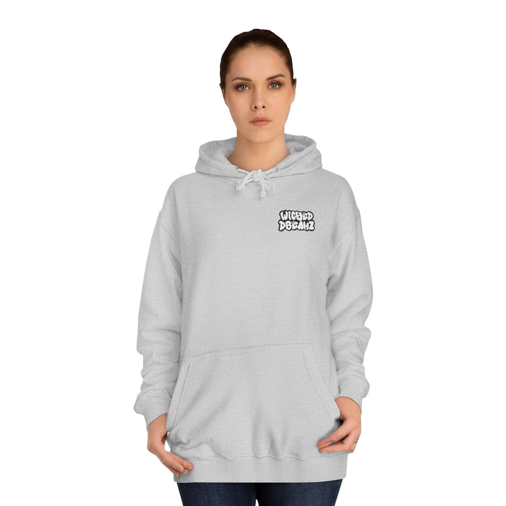 Unisex Skull Art College Hoodie, Casual Halloween Sweatshirt, College Student Gift, Graphic Hoodie for Men and Women, Trendy Layering Wear