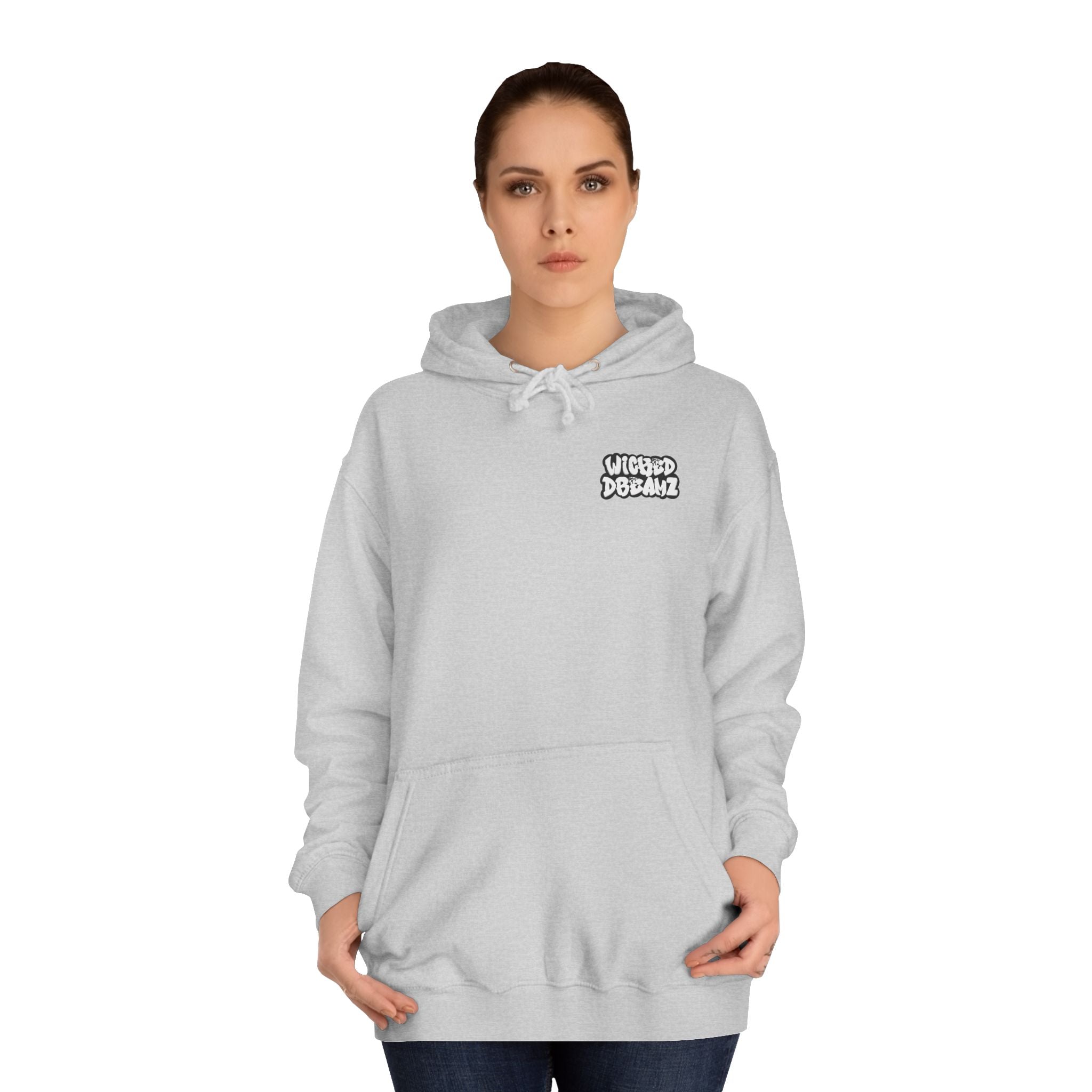 Unisex Skull Art College Hoodie, Casual Halloween Sweatshirt, College Student Gift, Graphic Hoodie for Men and Women, Trendy Layering Wear