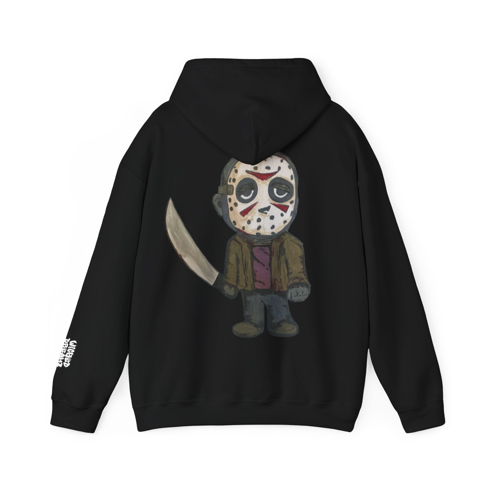 Cute Horror Character Hoodie, Fun Unisex Sweatshirt, Perfect for Halloween, Movie Nights, Casual Style, Gift for Film Lovers