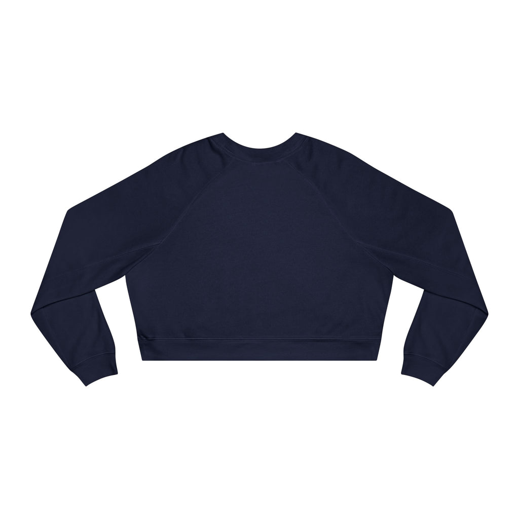 Wicked Dreamz Cropped Fleece Sweatshirt, Casual Layering Pullover, Gift for Her, Fall Fashion Essential, Cozy Lounge Sweater