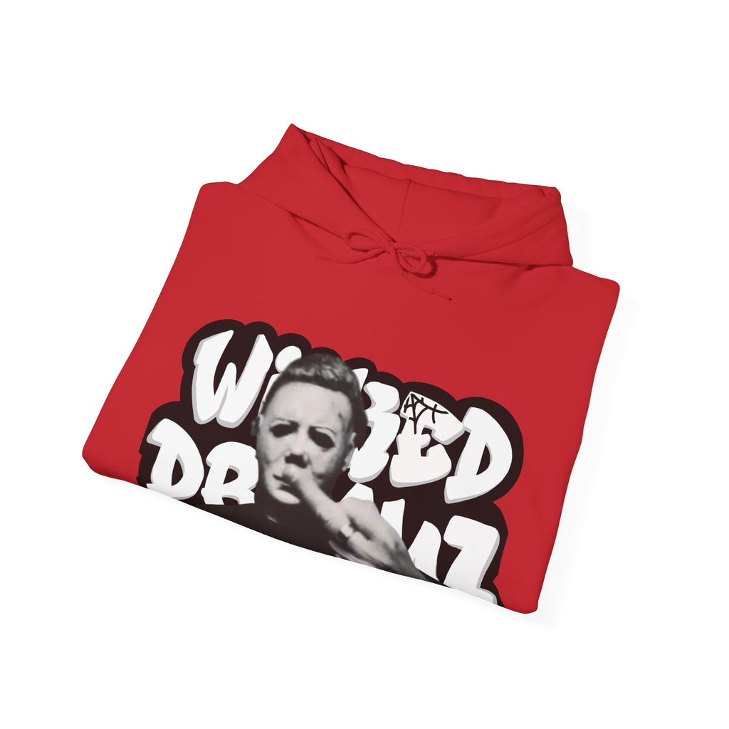 Wicked Dreamz Myers Hoodie, Unisex Heavy Blend Sweatshirt, Streetwear Sweatshirt, Cool Graphic Hoodie, Unique Gift for Music Lovers