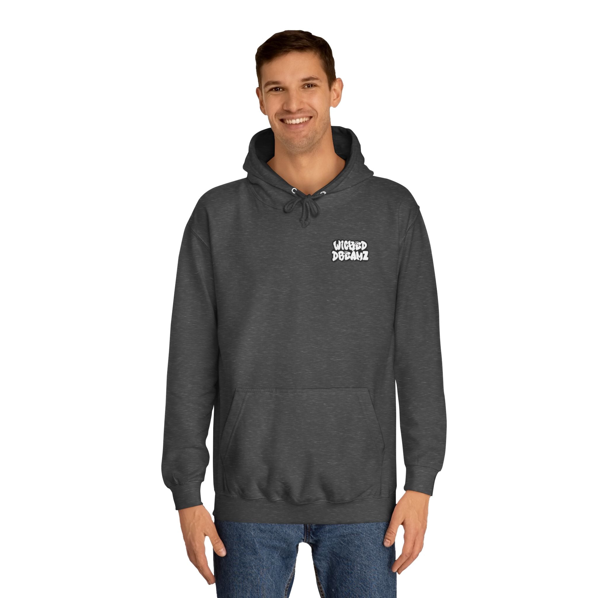 Unisex Skull Art College Hoodie, Casual Halloween Sweatshirt, College Student Gift, Graphic Hoodie for Men and Women, Trendy Layering Wear