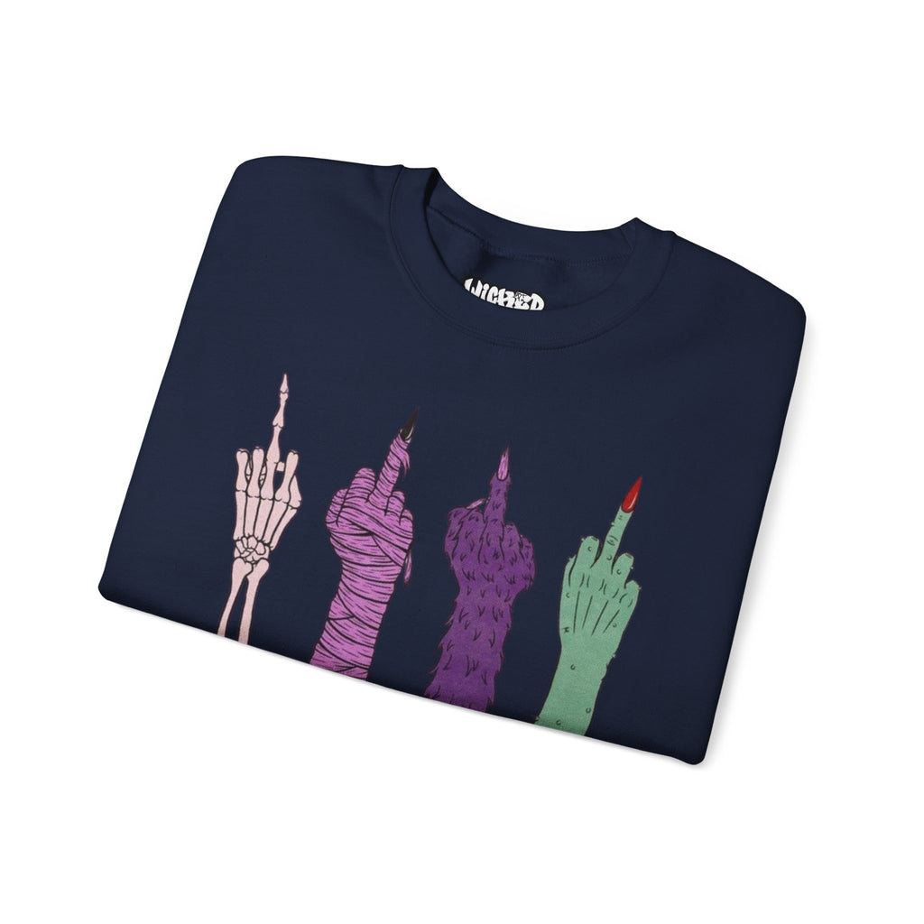 Artistic Skeleton Crewneck Sweatshirt, Unique Graphic Sweatshirt, Trendy Unisex Pullover, Statement Apparel, Casual Streetwear