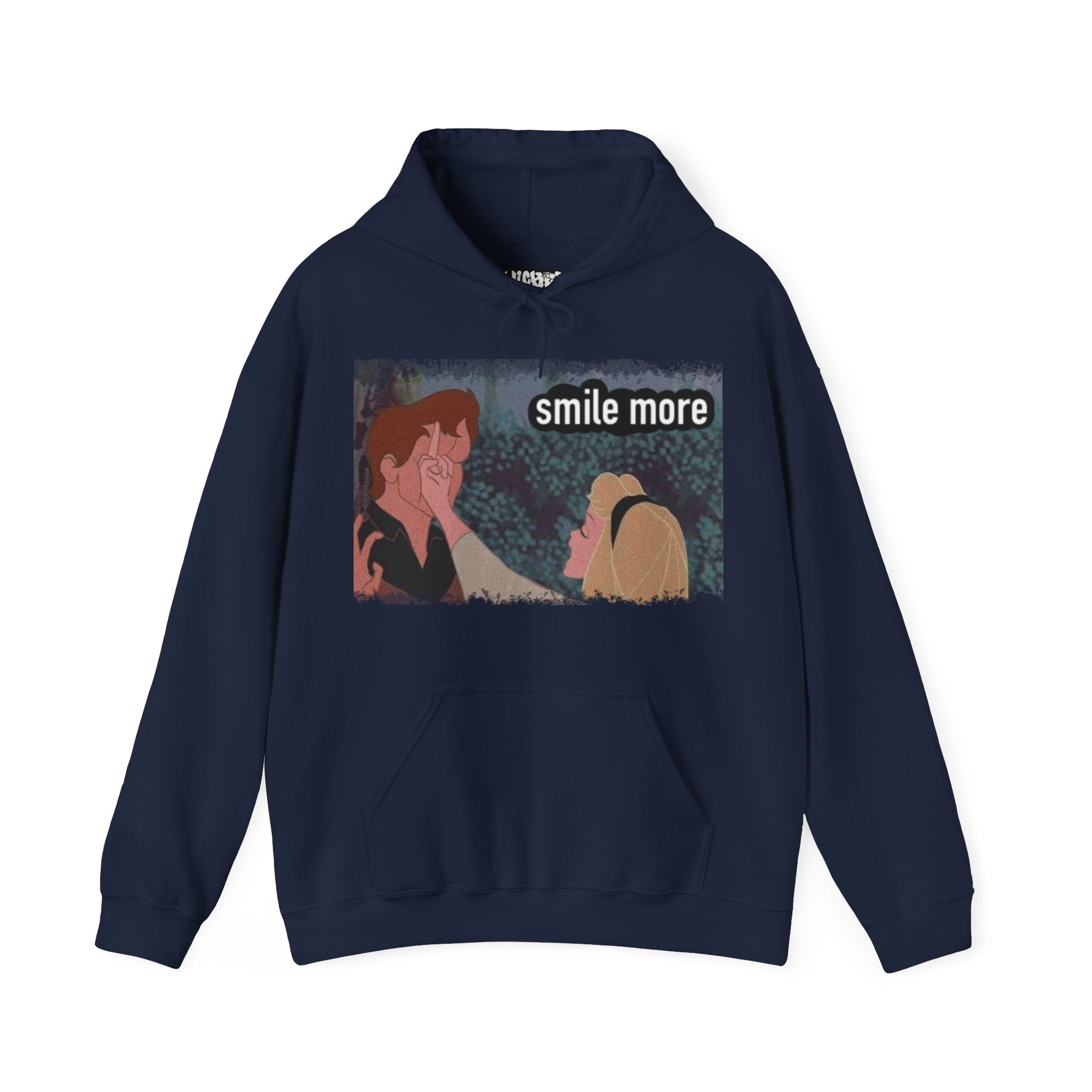 Smile more Unisex Inspirational Hoodie, Cozy Sweatshirt for Everyday Wear, Great for Gifts, Perfect for Birthdays, Self-Care and Motivation