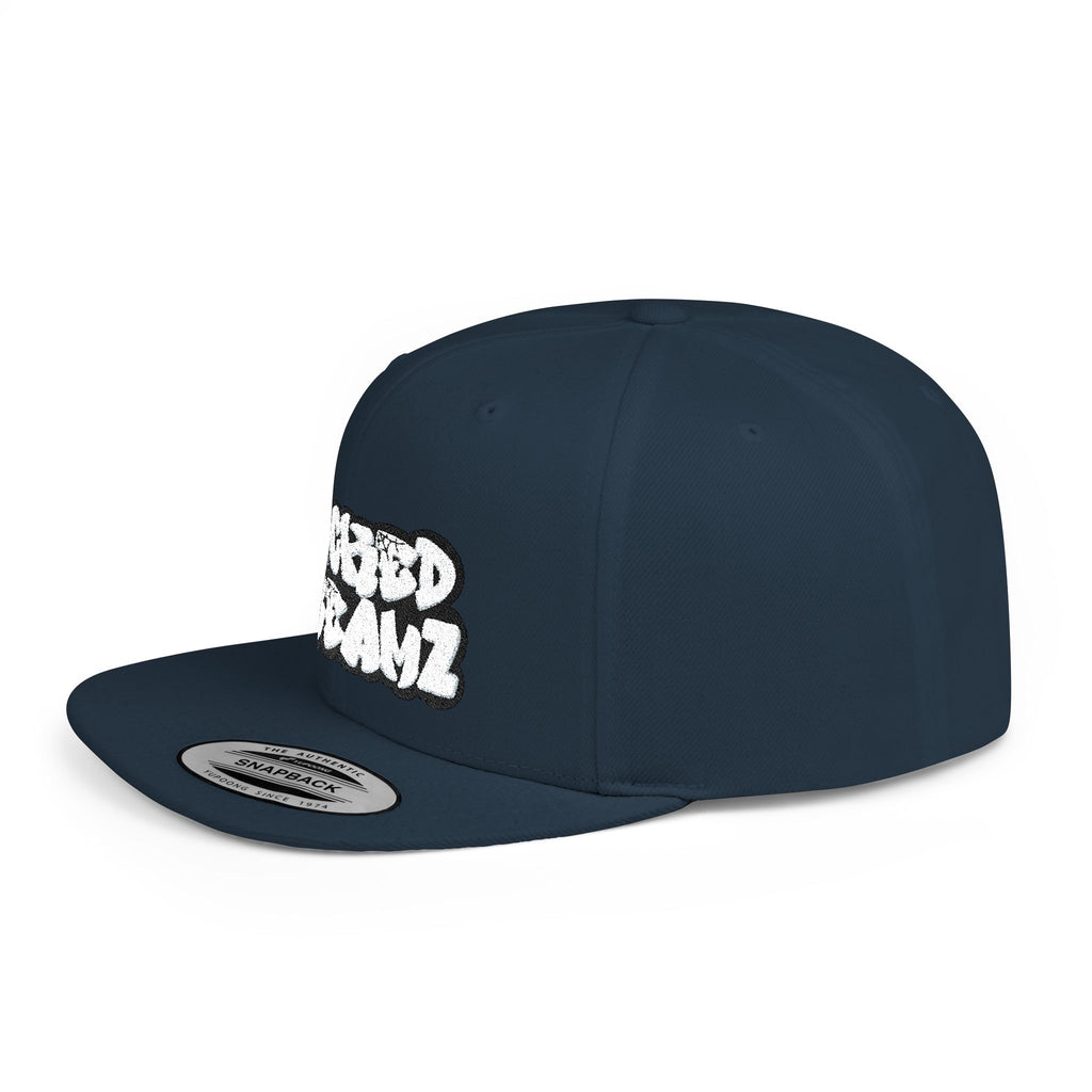 Wicked Dreamz Snapback Hat, Trendy Flat Bill Cap for Street Style, Unisex Urban Fashion, Perfect Gift for Hip-Hop Lovers, Casual Wear