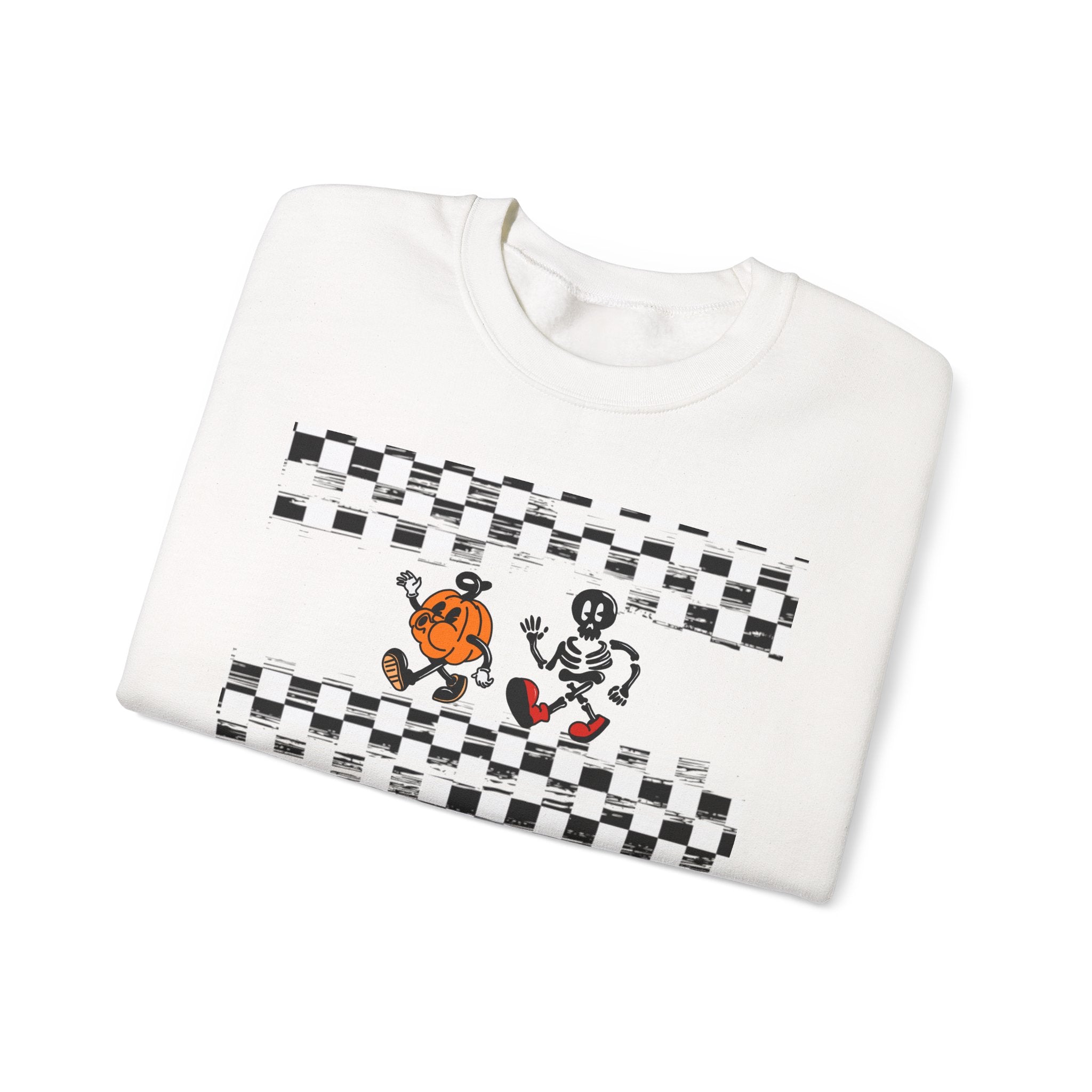 Playful Graphic Sweatshirt, Cozy Crewneck for Halloween, Unisex Gift, Funny Sweatshirt, Casual Everyday Wear