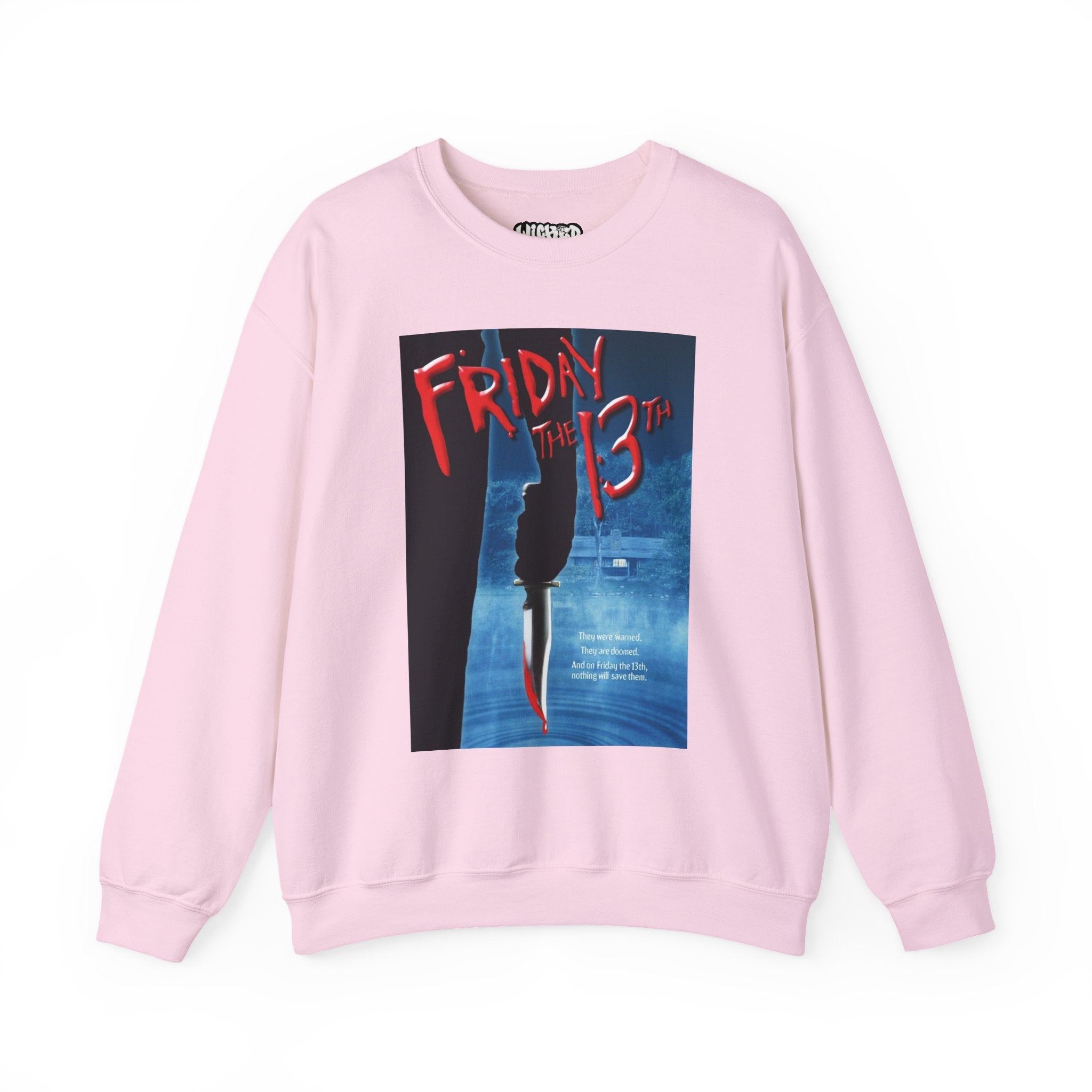 Friday the 13th Unisex Crewneck Sweatshirt, Halloween Apparel, Horror Movie Sweatshirt, Cozy Gift for Fans, Unisex Sweatshirt