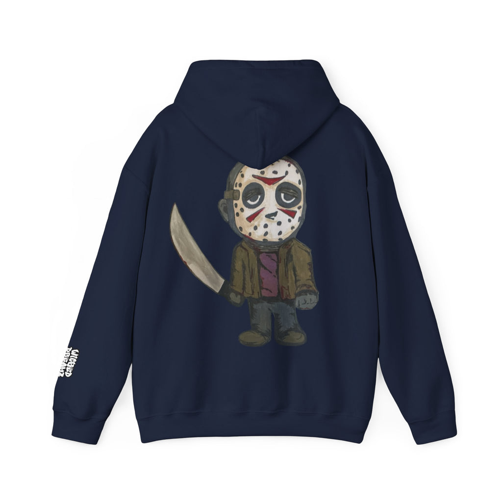 Cute Horror Character Hoodie, Fun Unisex Sweatshirt, Perfect for Halloween, Movie Nights, Casual Style, Gift for Film Lovers