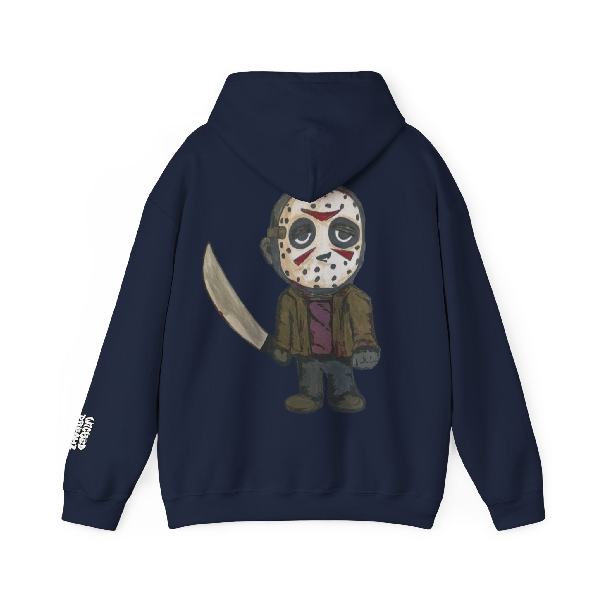 Cute Horror Character Hoodie, Fun Unisex Sweatshirt, Perfect for Halloween, Movie Nights, Casual Style, Gift for Film Lovers