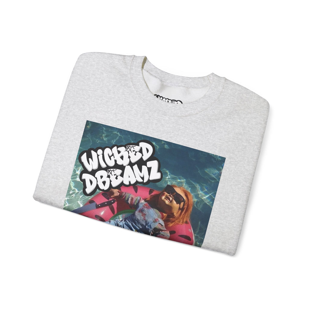 Chill Vibes Sweatshirt - Unisex Heavy Blend Crewneck, Cozy Streetwear, Fun Gift for Friends, Casual Outfit, Everyday Comfort