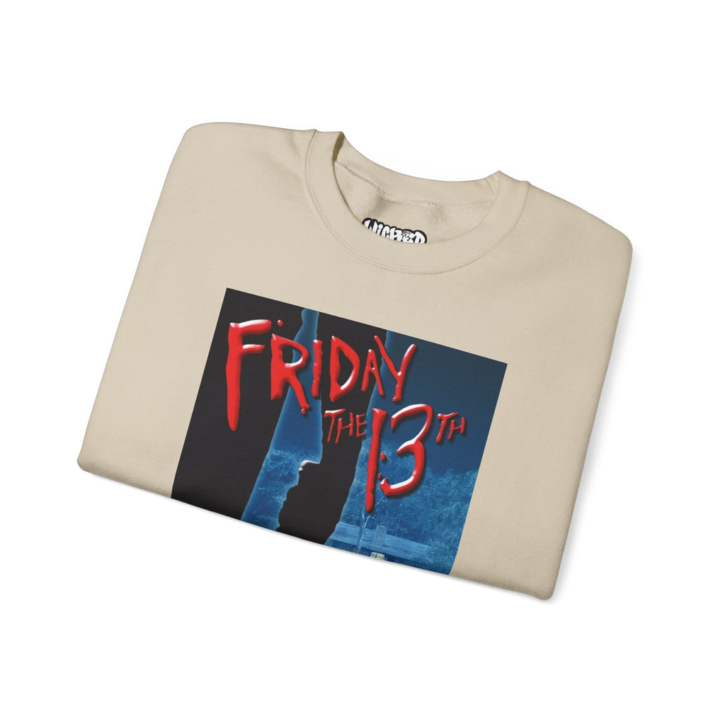 Friday the 13th Unisex Crewneck Sweatshirt, Halloween Apparel, Horror Movie Sweatshirt, Cozy Gift for Fans, Unisex Sweatshirt
